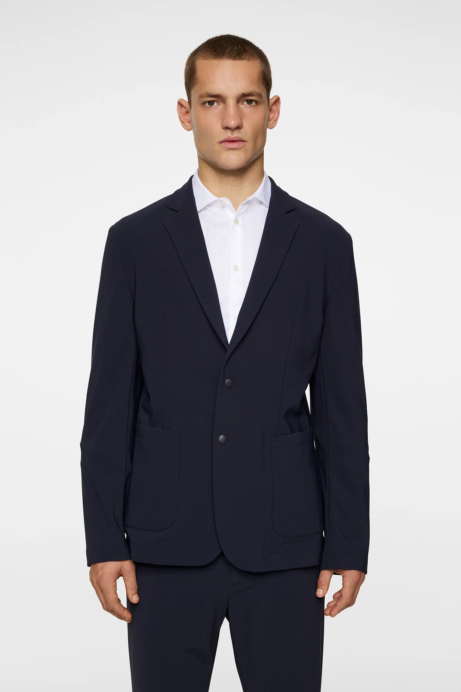 Pat U Bonded Jersey Blazer / JL Navy - Image 2