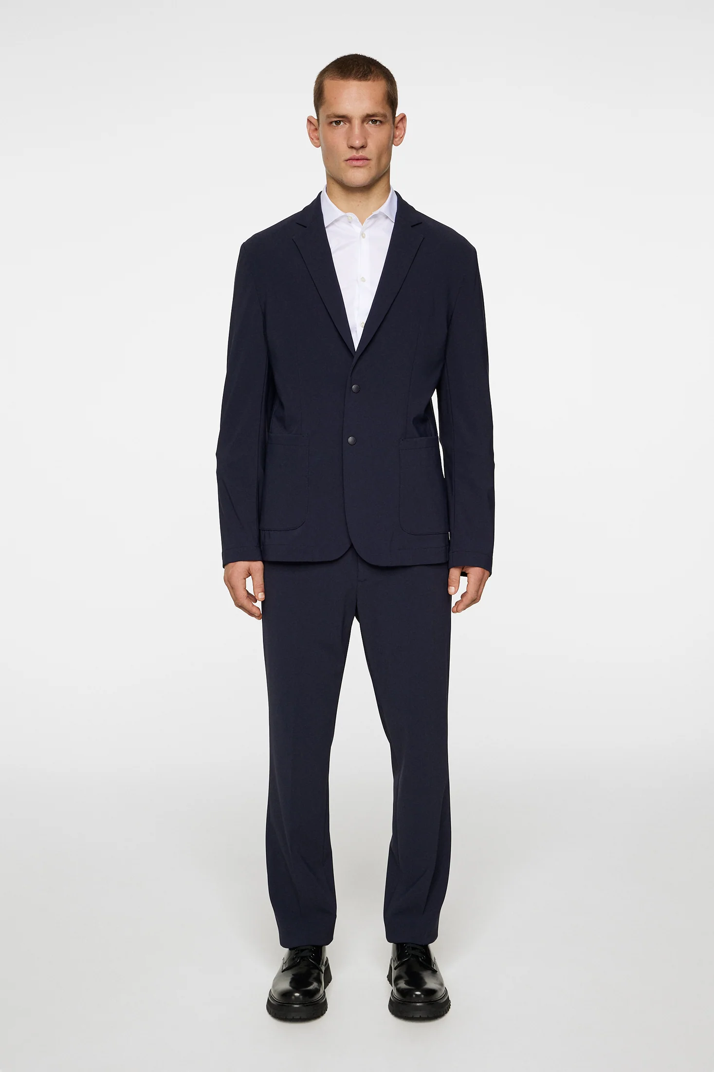 Pat U Bonded Jersey Blazer / JL Navy - Image 4