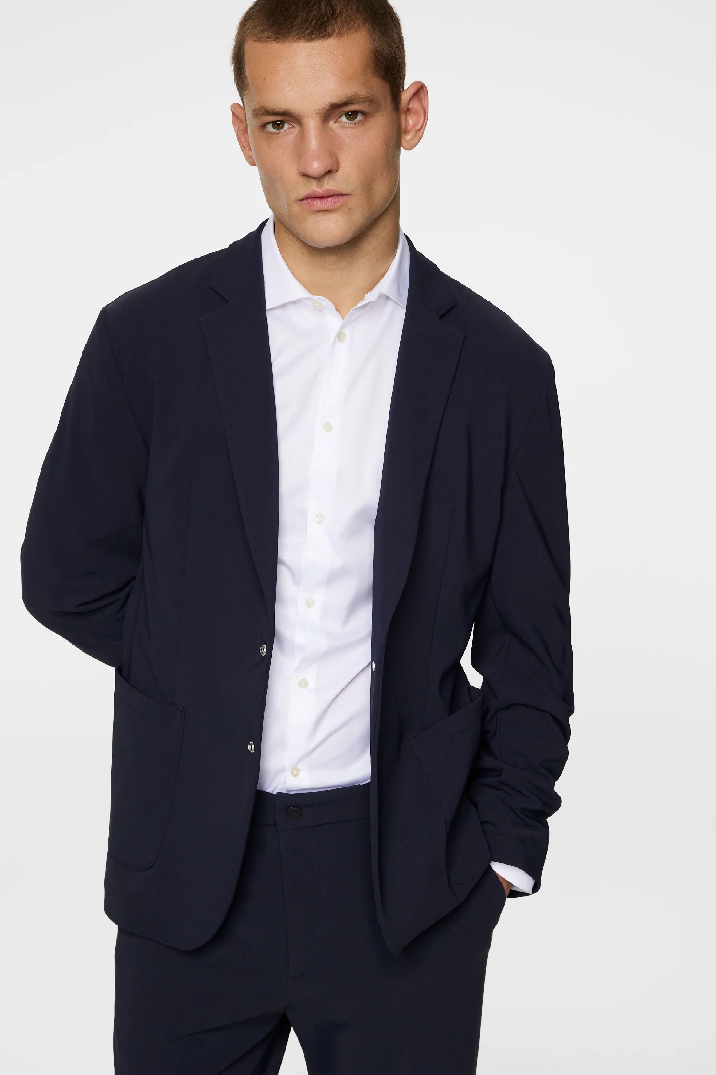 Pat U Bonded Jersey Blazer / JL Navy - Image 5