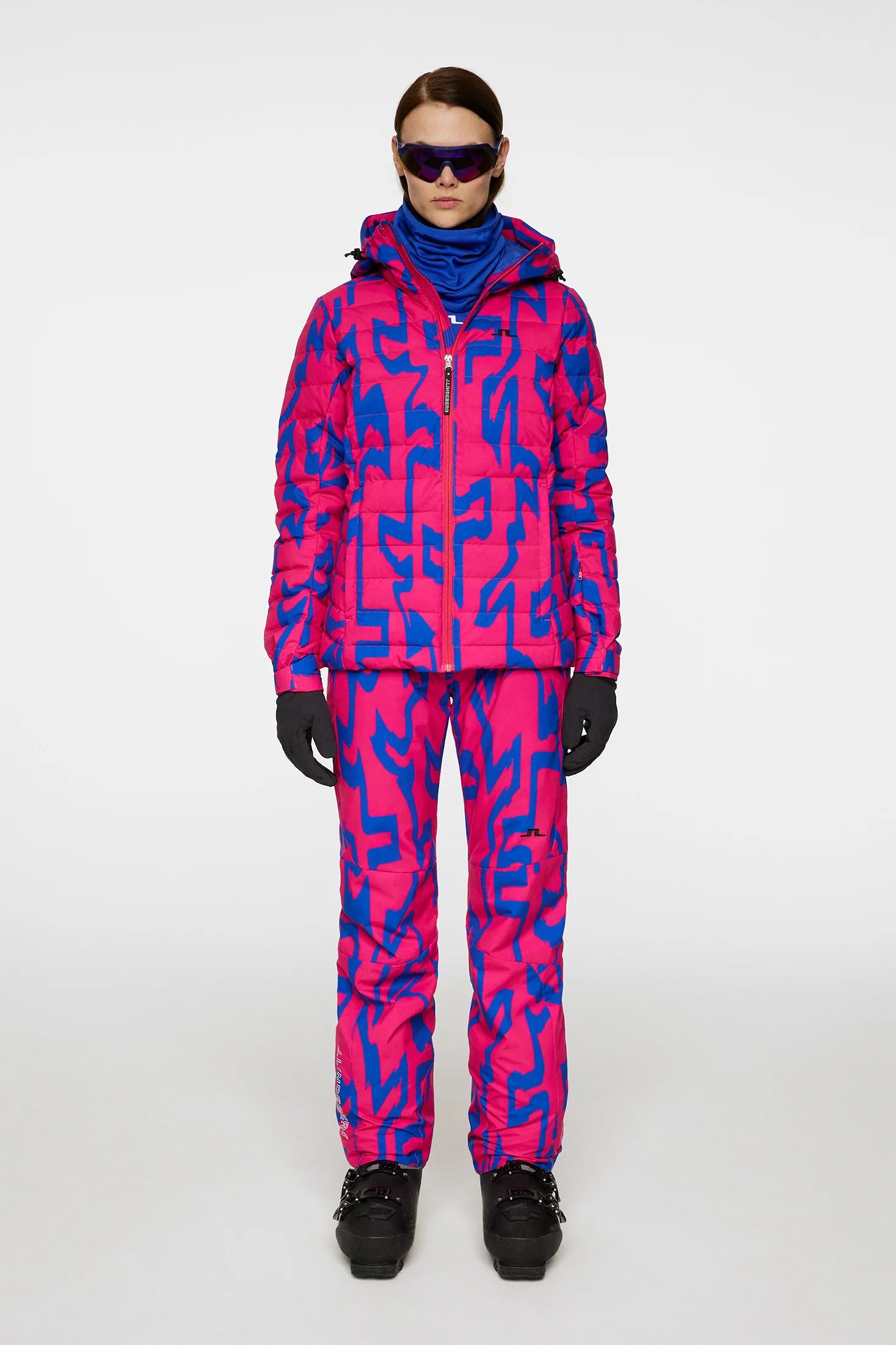 Pauline Pant Printed / Glitch Bridge Pink - Image 4