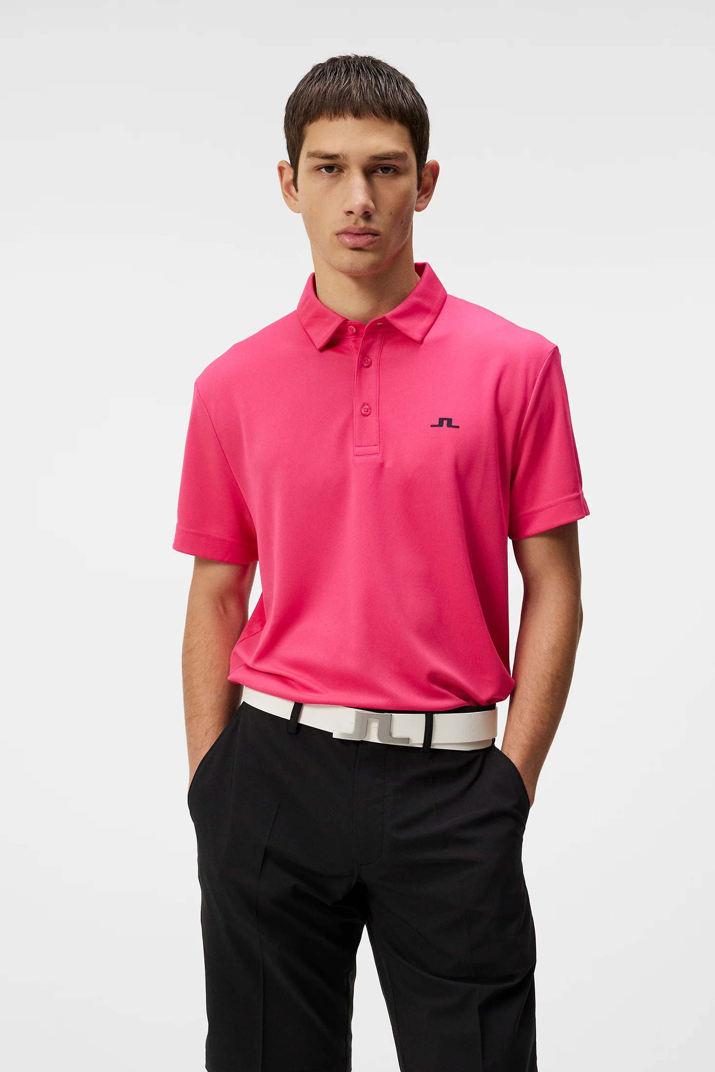 Peat Regular Fit Polo / Fuchsia Purple - Image 3