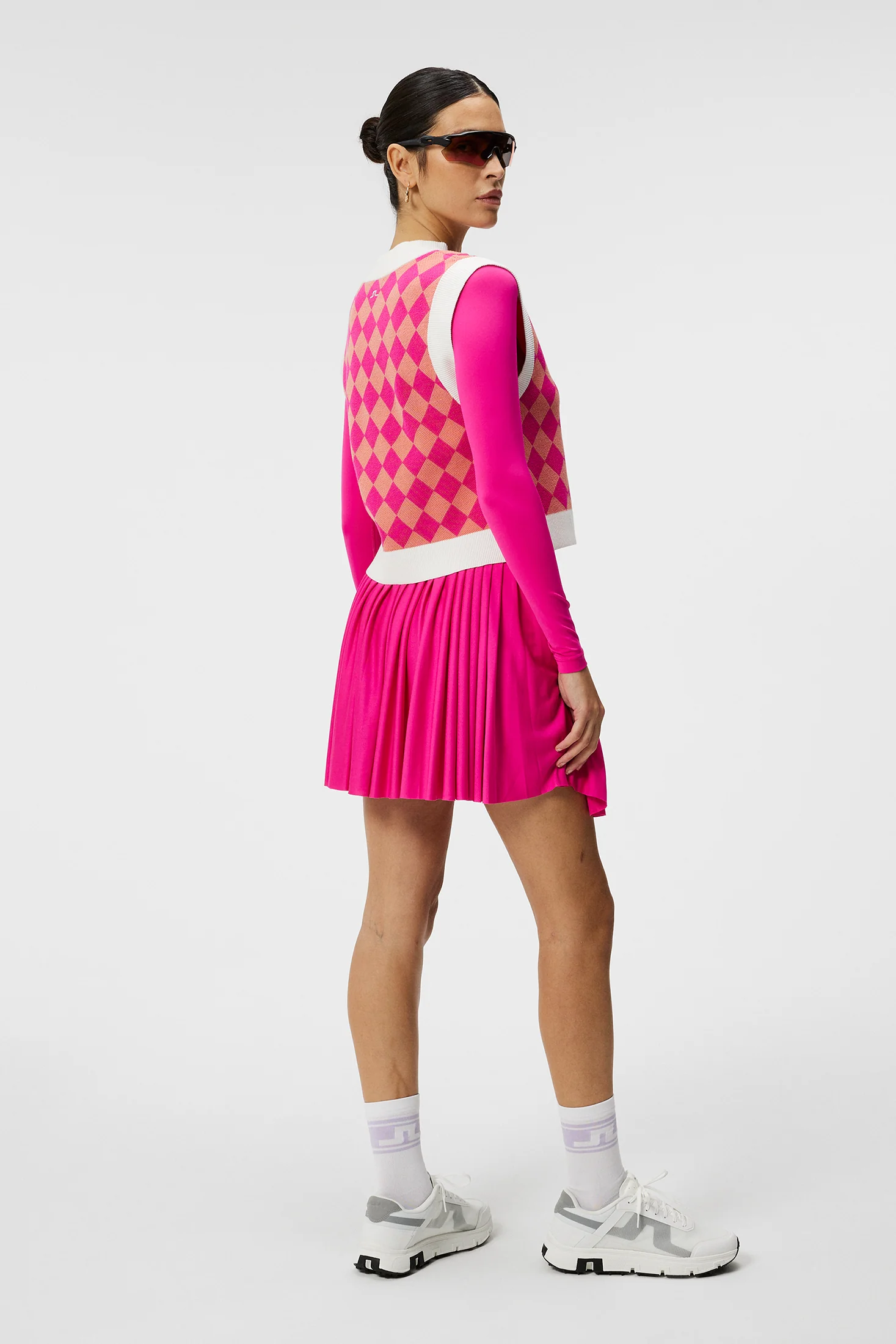 Petra Knitted Vest / Fuchsia Purple - Image 3