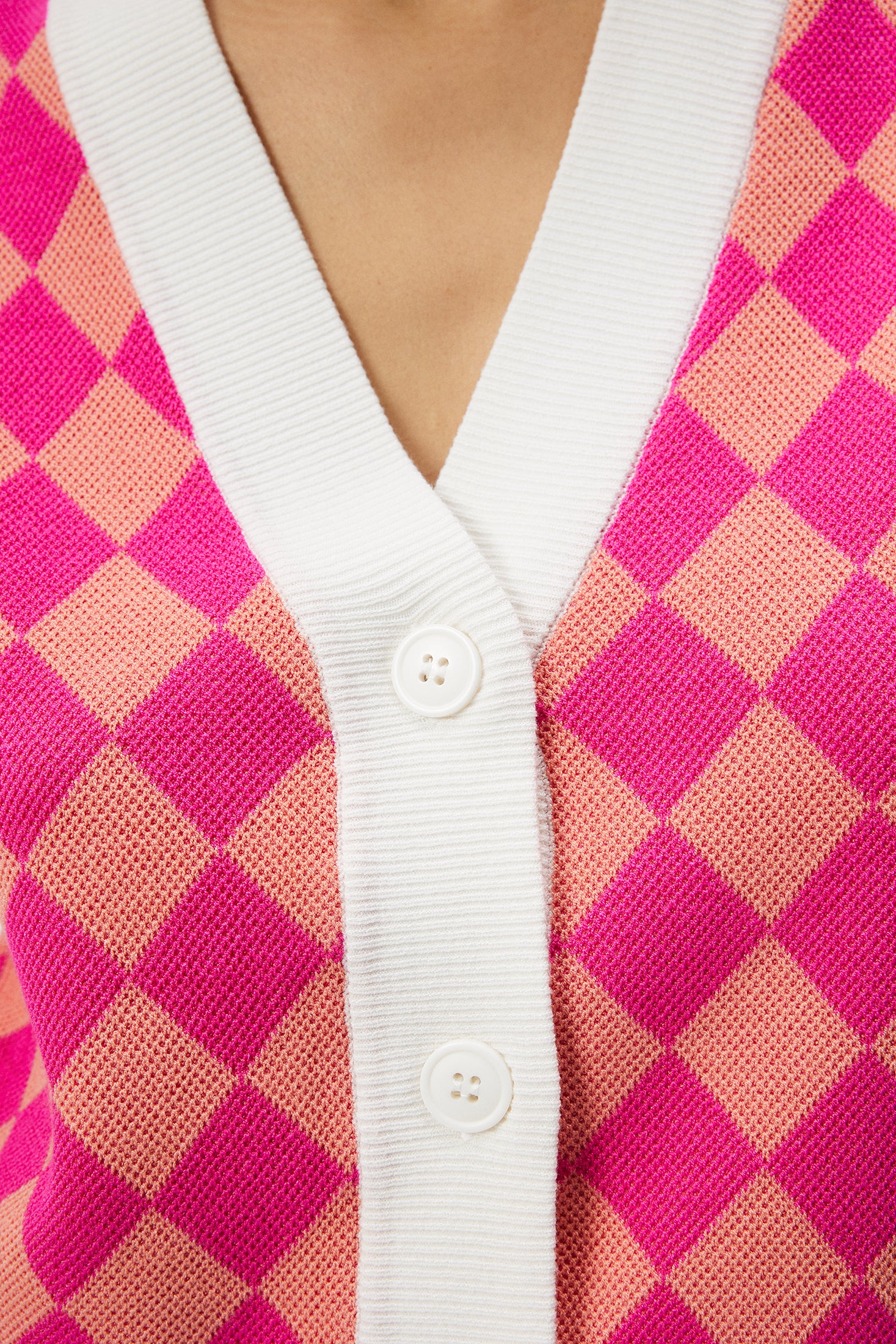 Petra Knitted Vest / Fuchsia Purple - Image 6
