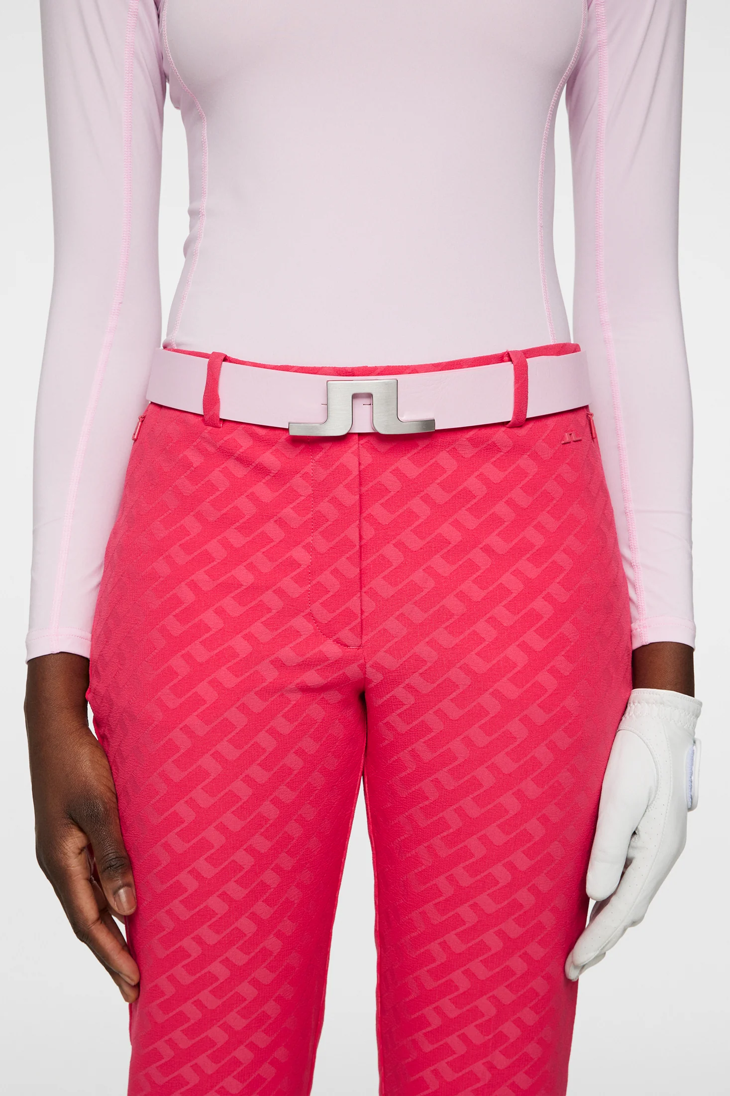 Pia Bridge Pant / Tour Geo Jacquard Pink M - Image 5