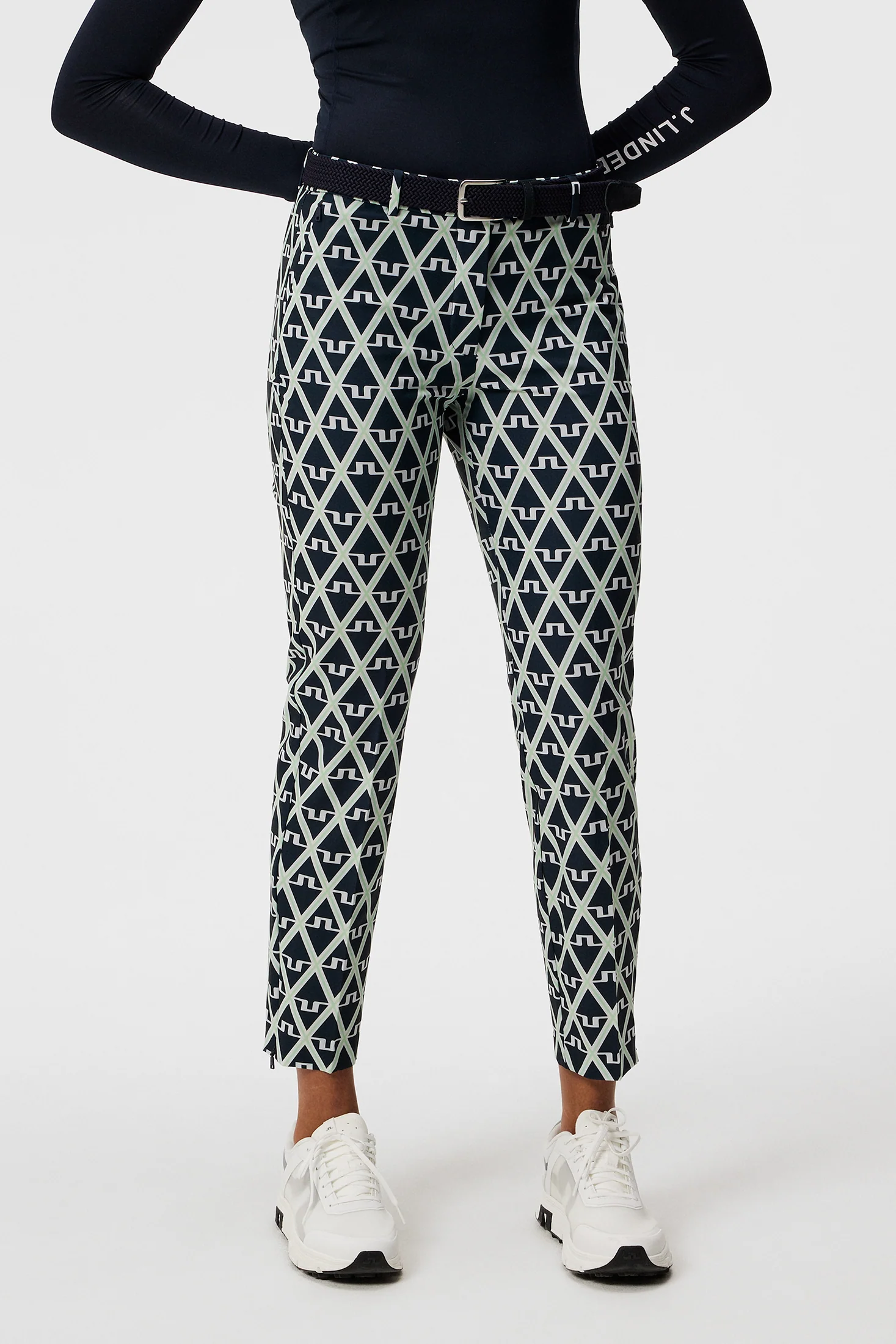 Pia Print Pant / Geo JL Navy - Image 2