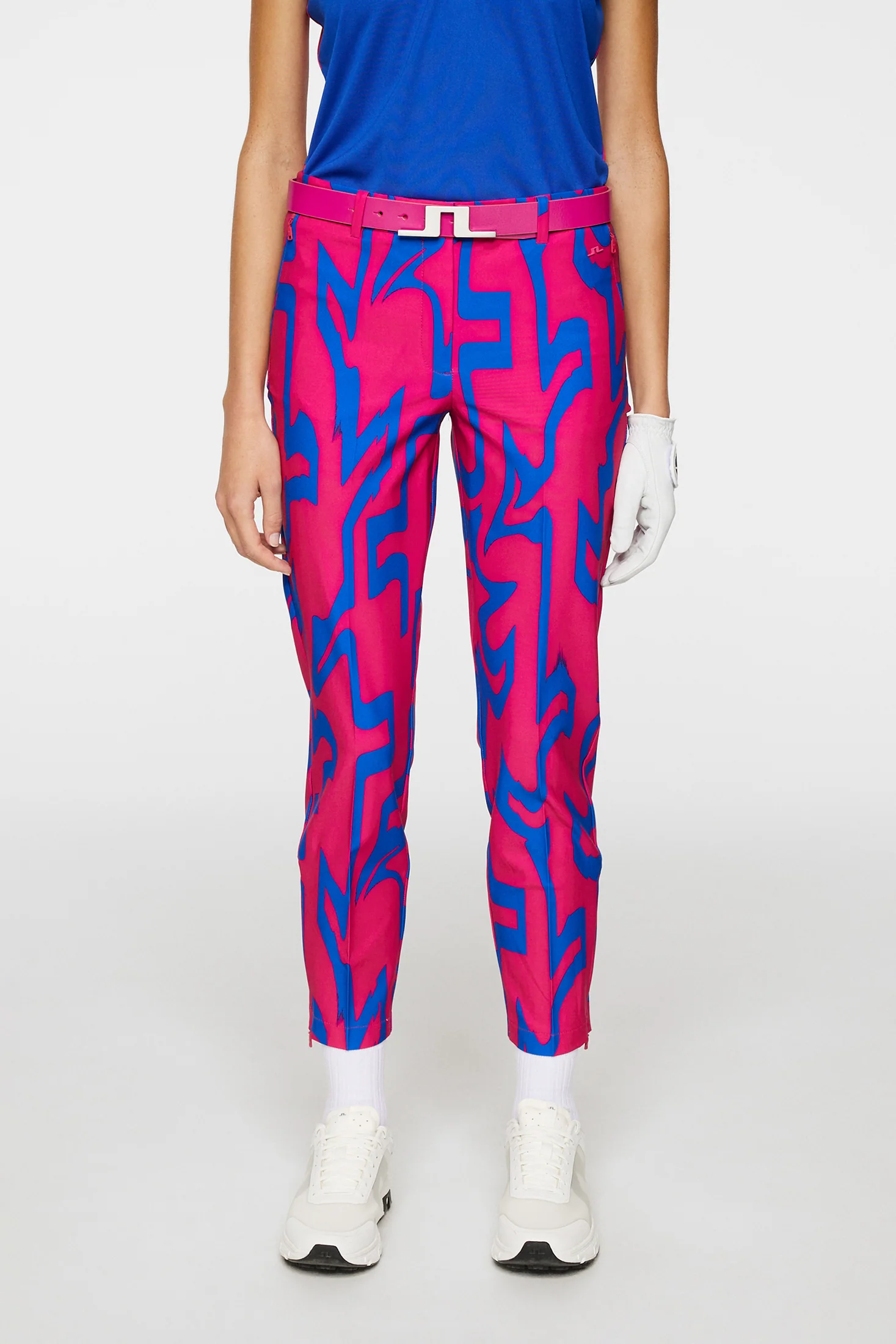 Pia Print Pant / Glitch Bridge Pink - Image 2
