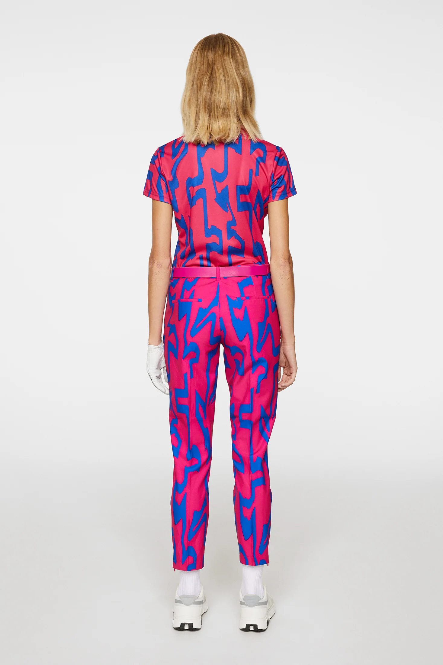 Pia Print Pant / Glitch Bridge Pink - Image 3