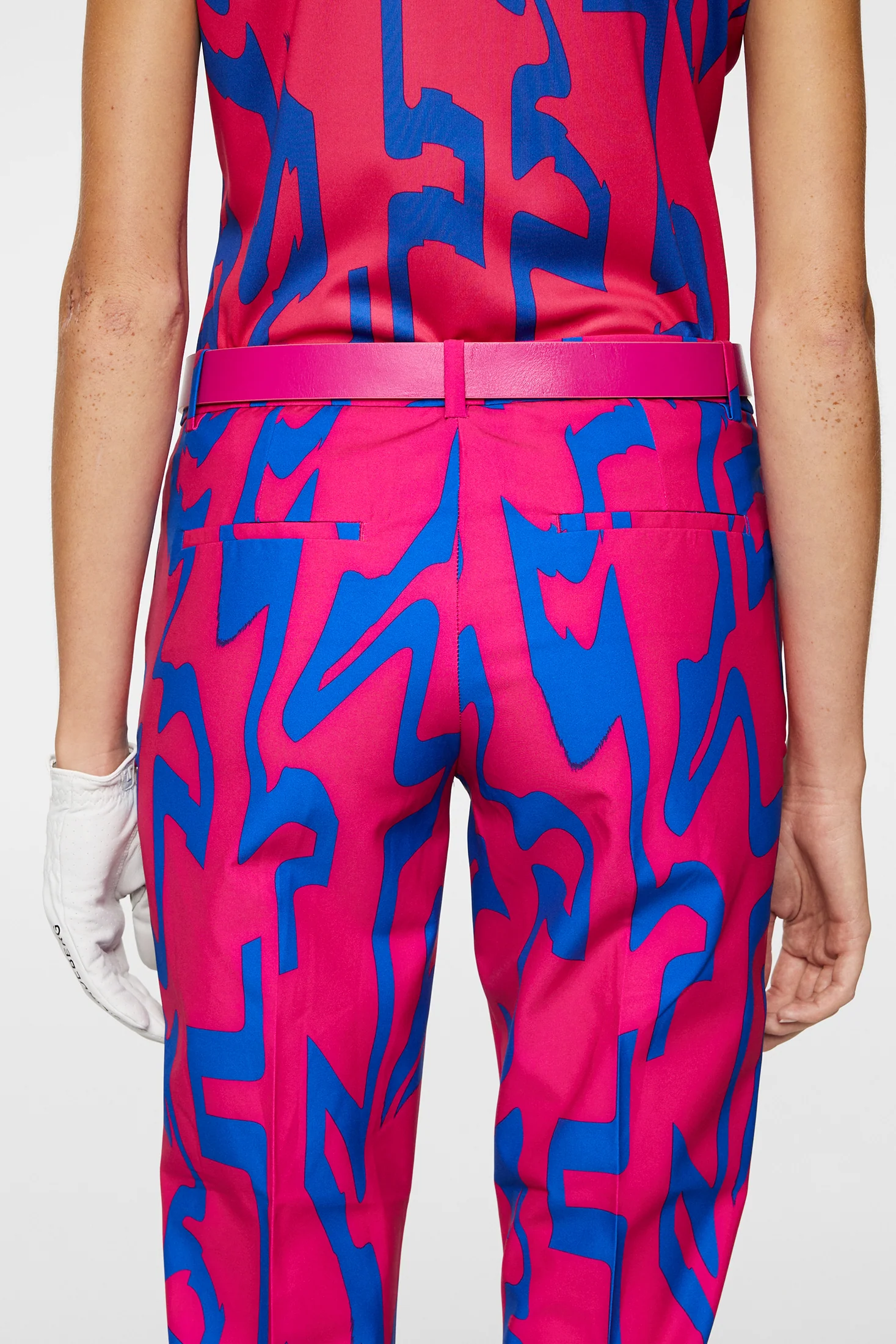 Pia Print Pant / Glitch Bridge Pink - Image 6
