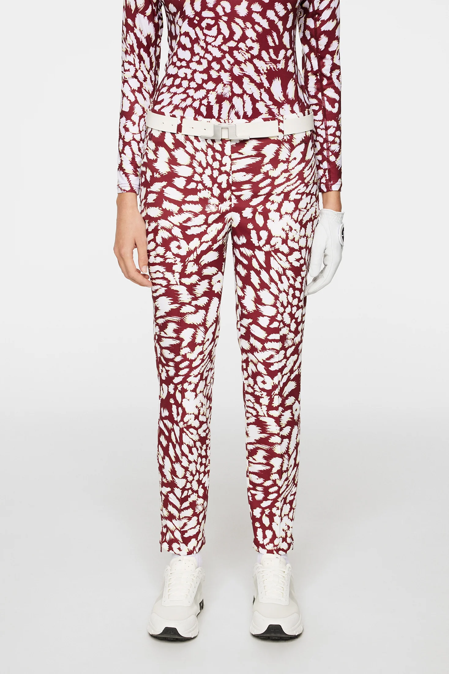 Pia Print Pant / Glitch Leo Lime - Image 2