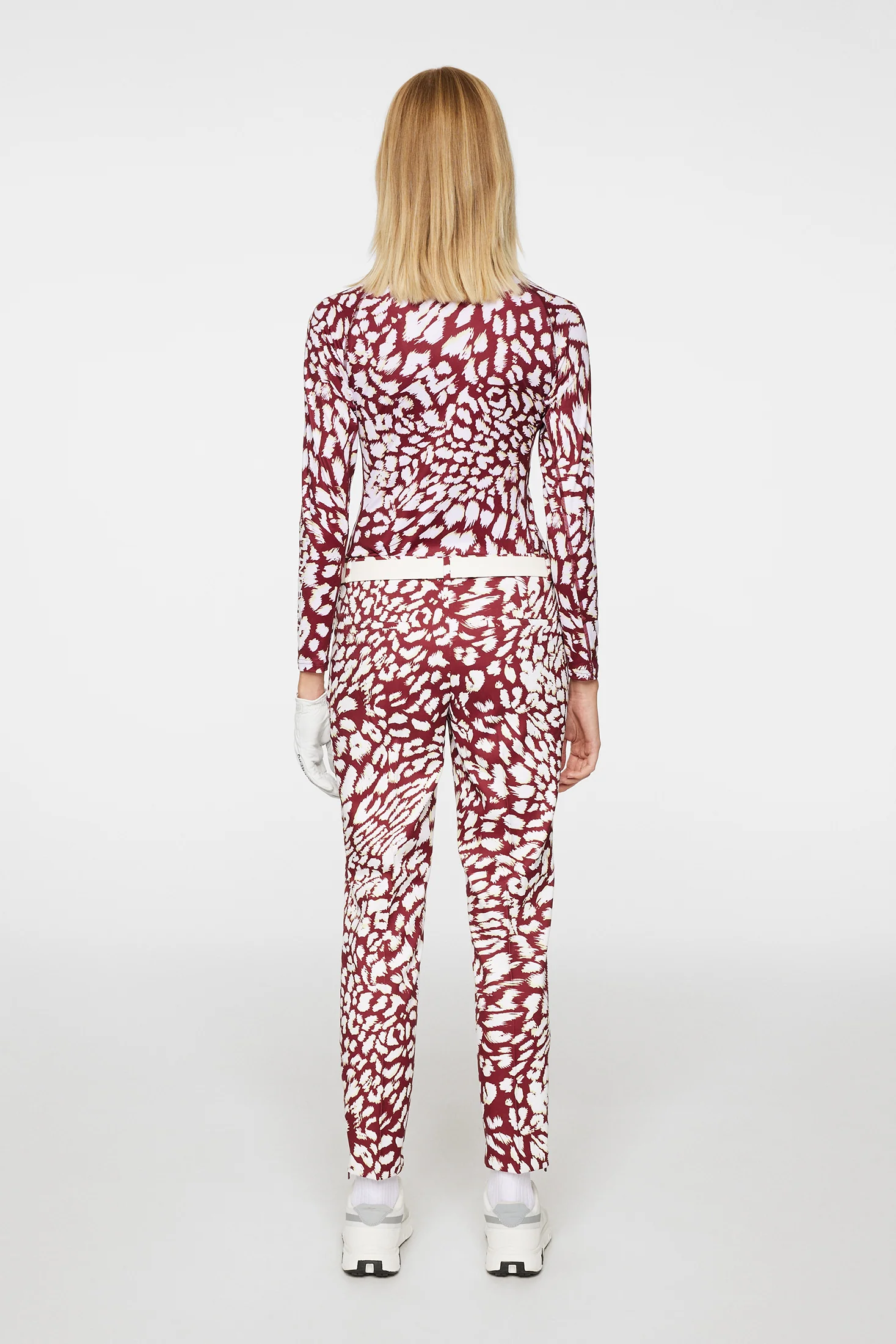 Pia Print Pant / Glitch Leo Lime - Image 3