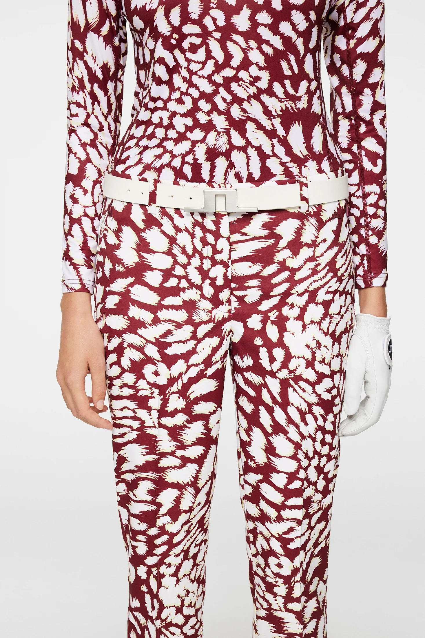 Pia Print Pant / Glitch Leo Lime - Image 5