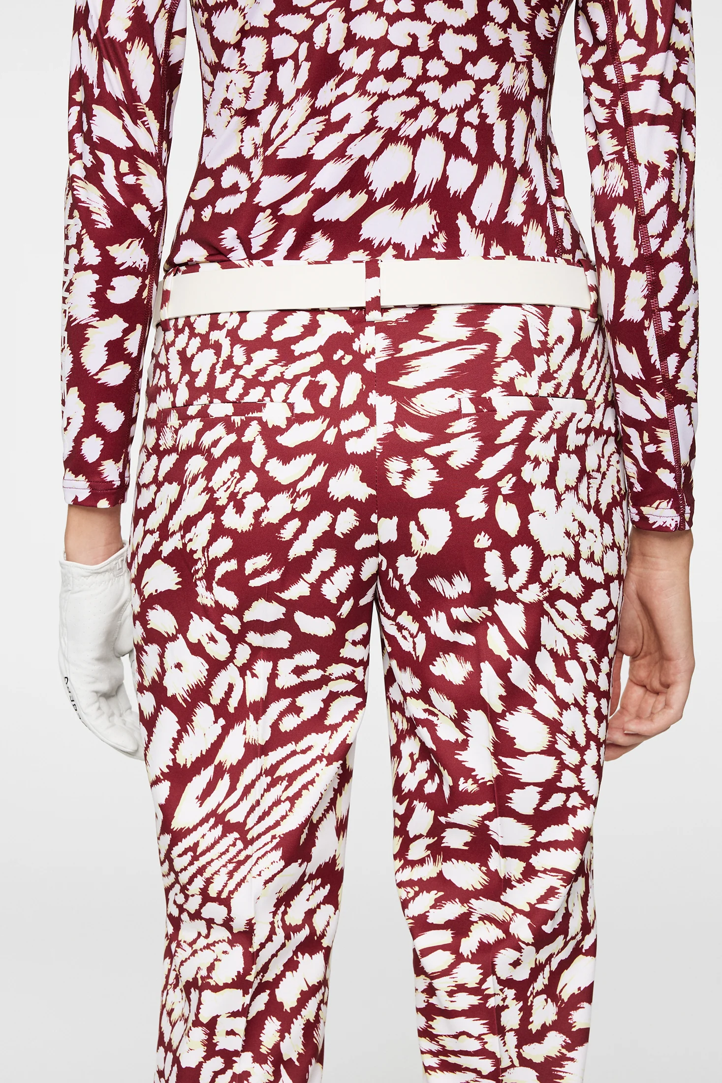 Pia Print Pant / Glitch Leo Lime - Image 6