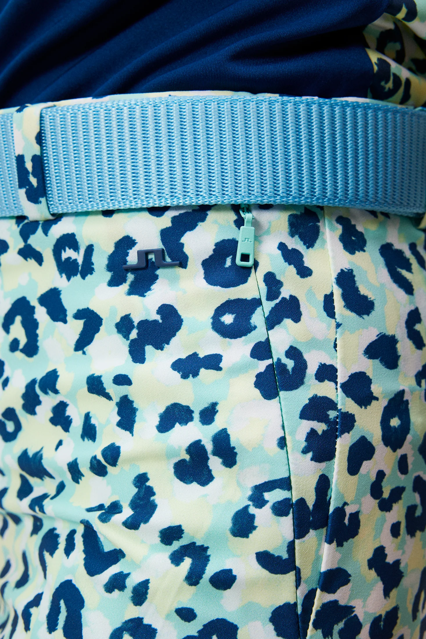 Pia Print Pant / Leopard Aruba Blue - Image 6