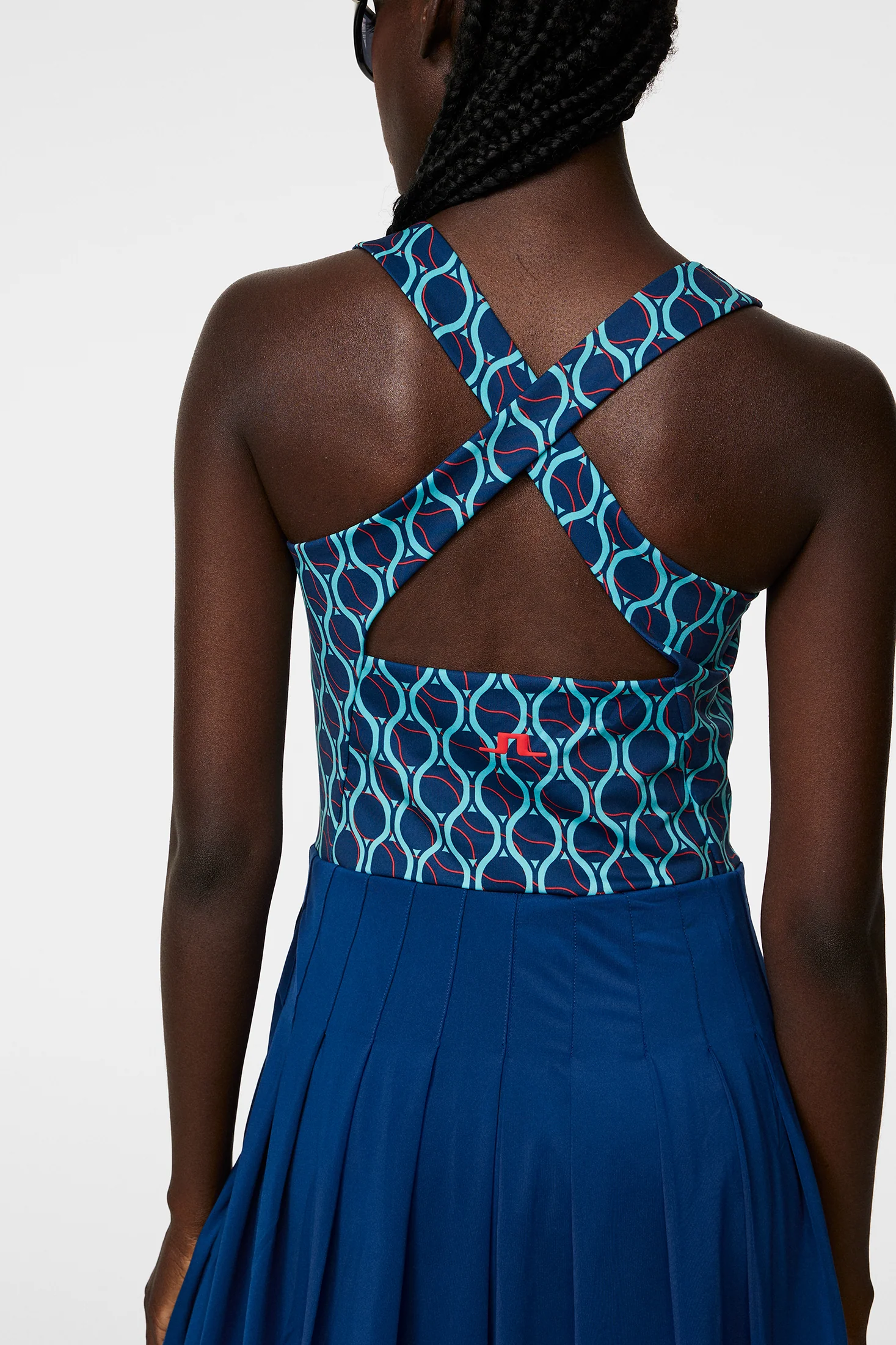 Rachel Print Dress / Racket Fade Estate - Image 7