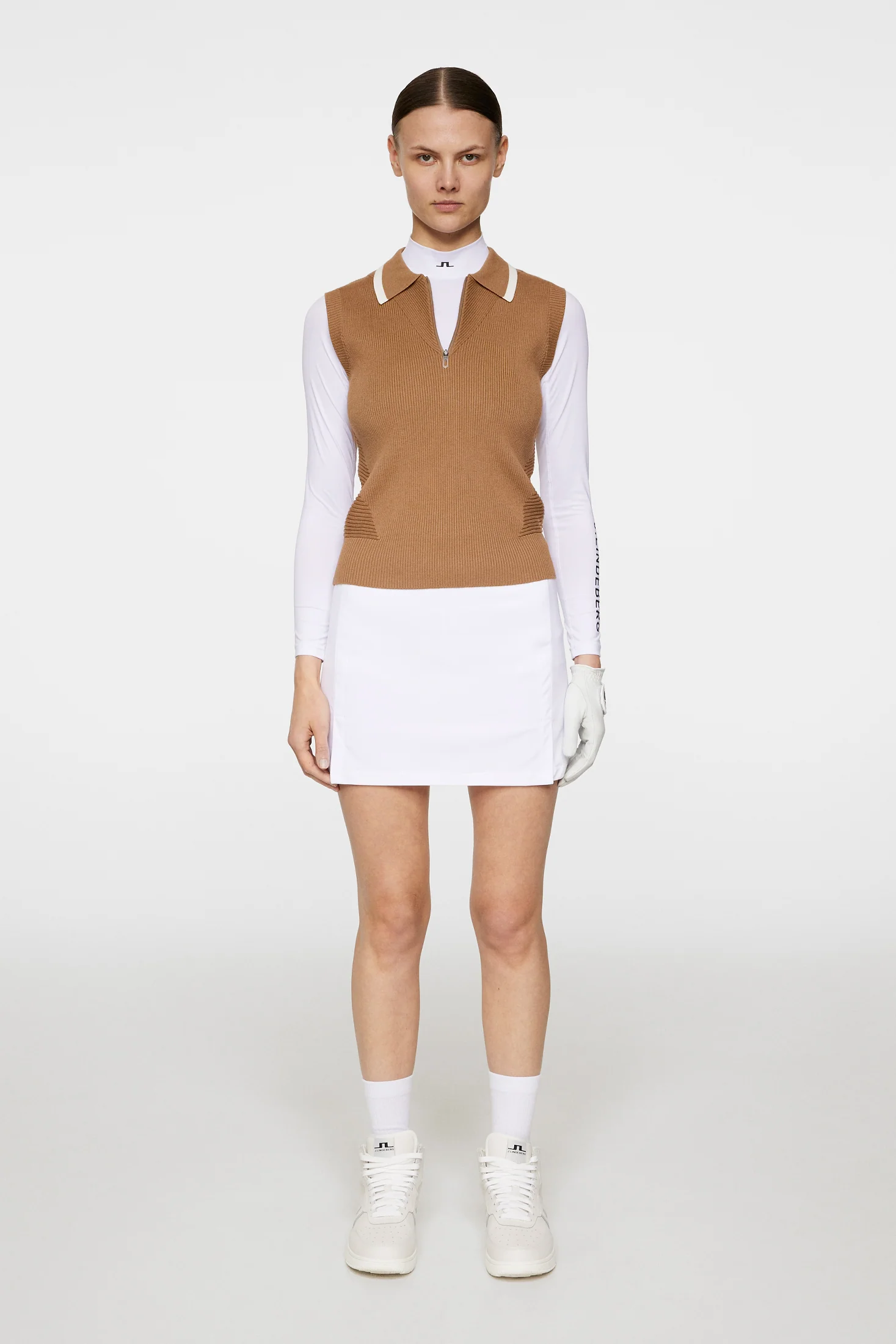Ramona Knitted Polo Shirt / Tigers Eye - Image 5