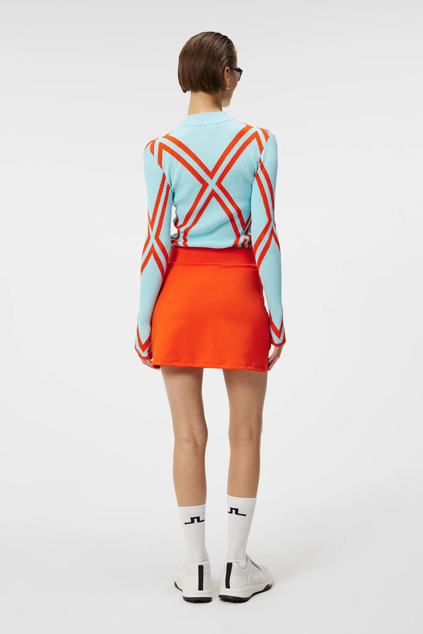 Raphaela Mid Skirt / Tangerine Tango - Image 3