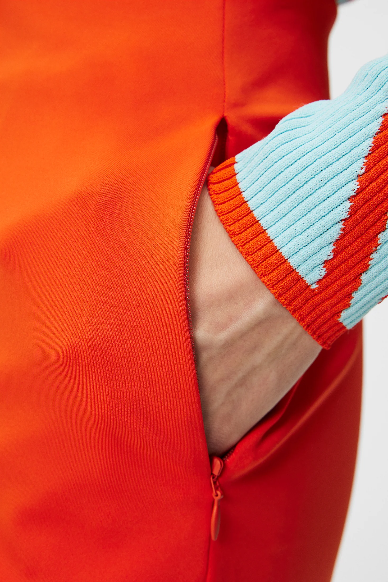 Raphaela Mid Skirt / Tangerine Tango - Image 5