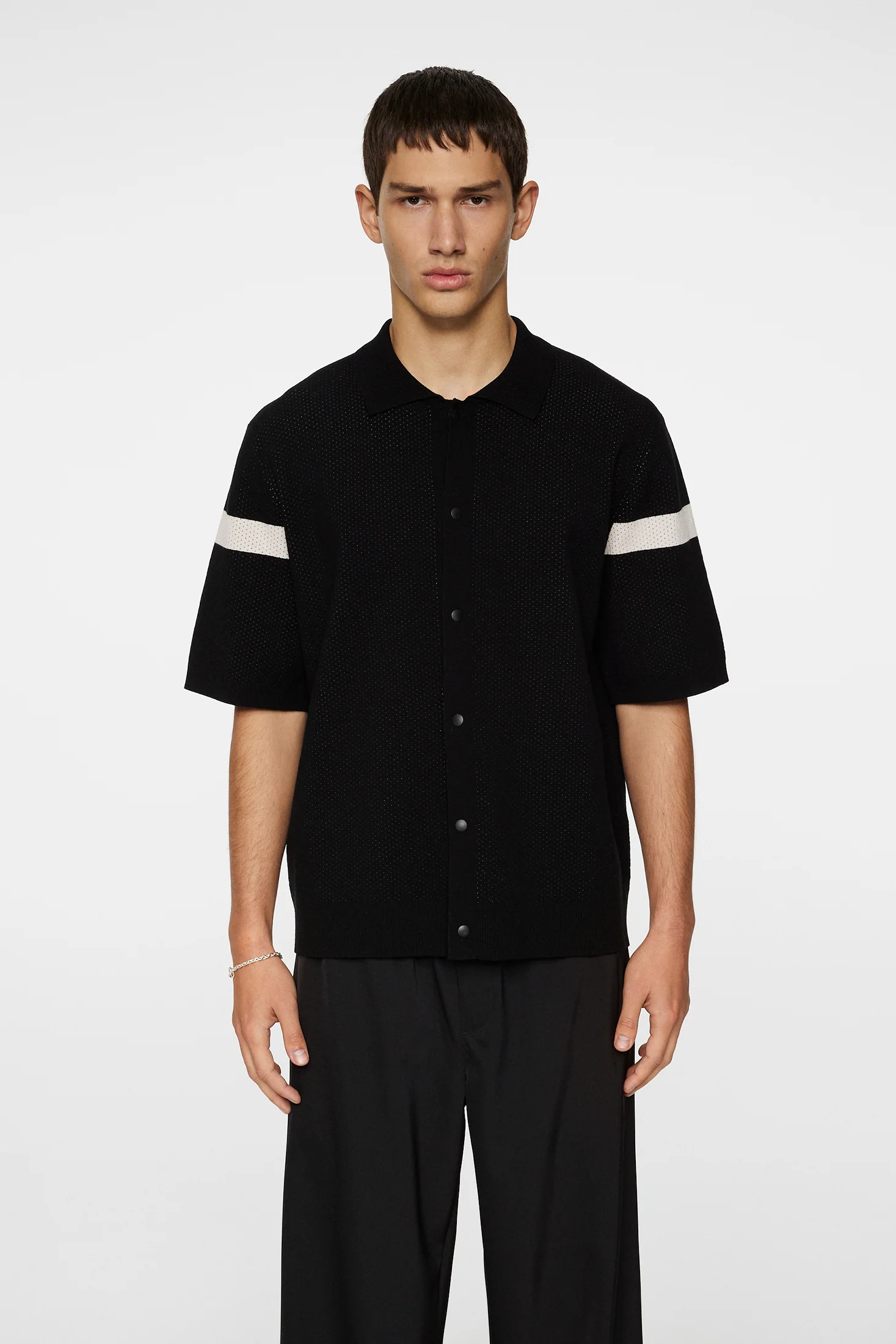 Rayne Knitted Shirt / Black - Image 3