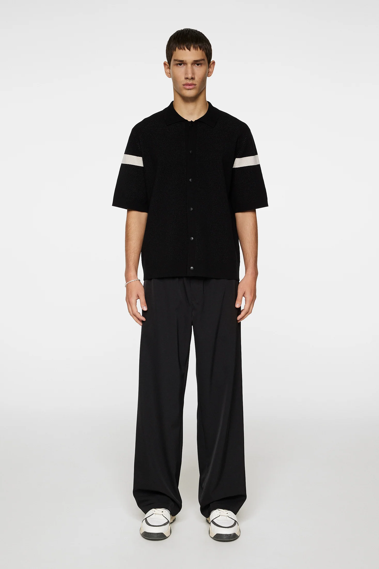 Rayne Knitted Shirt / Black - Image 5