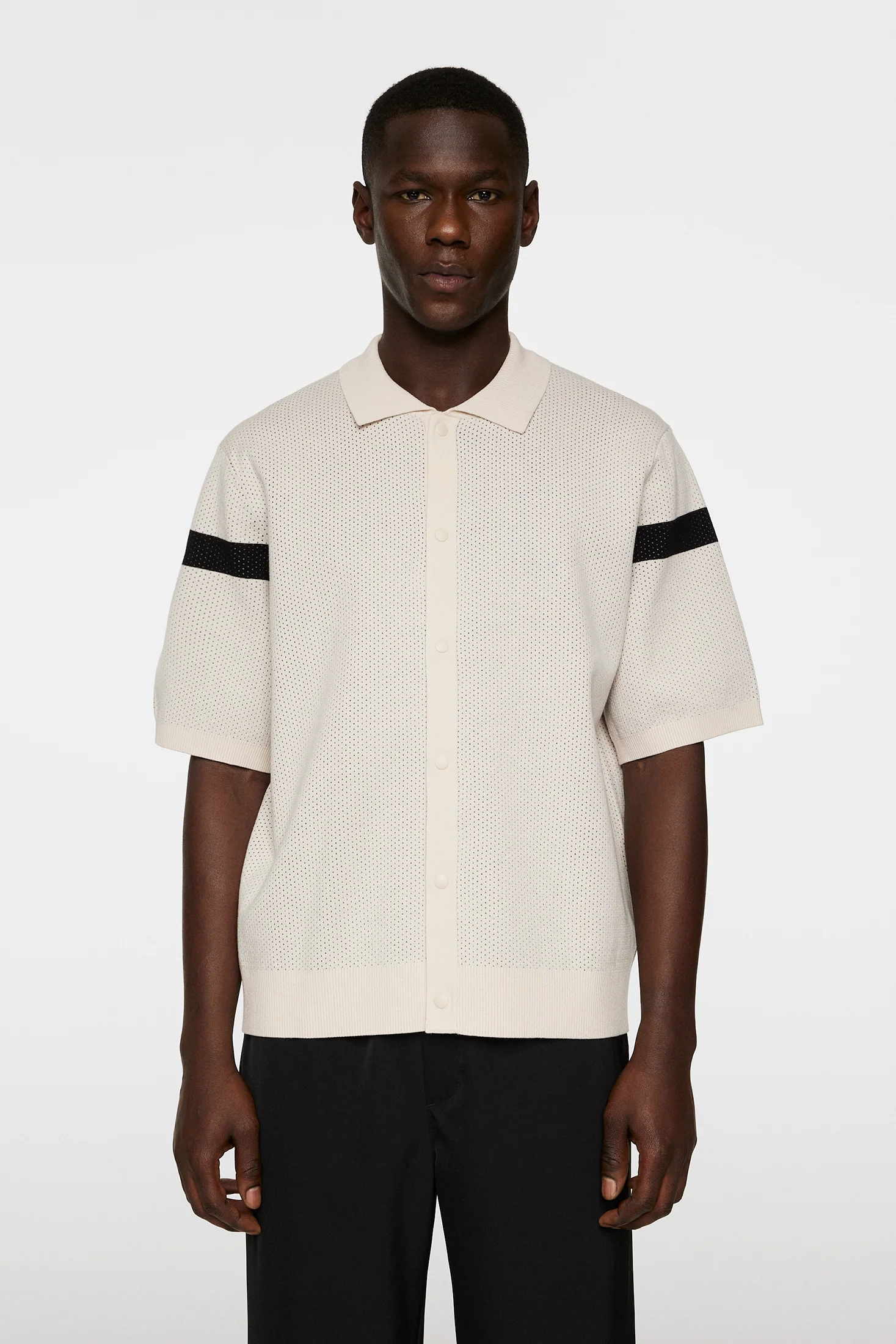 Rayne Knitted Shirt / Moonbeam - Image 3