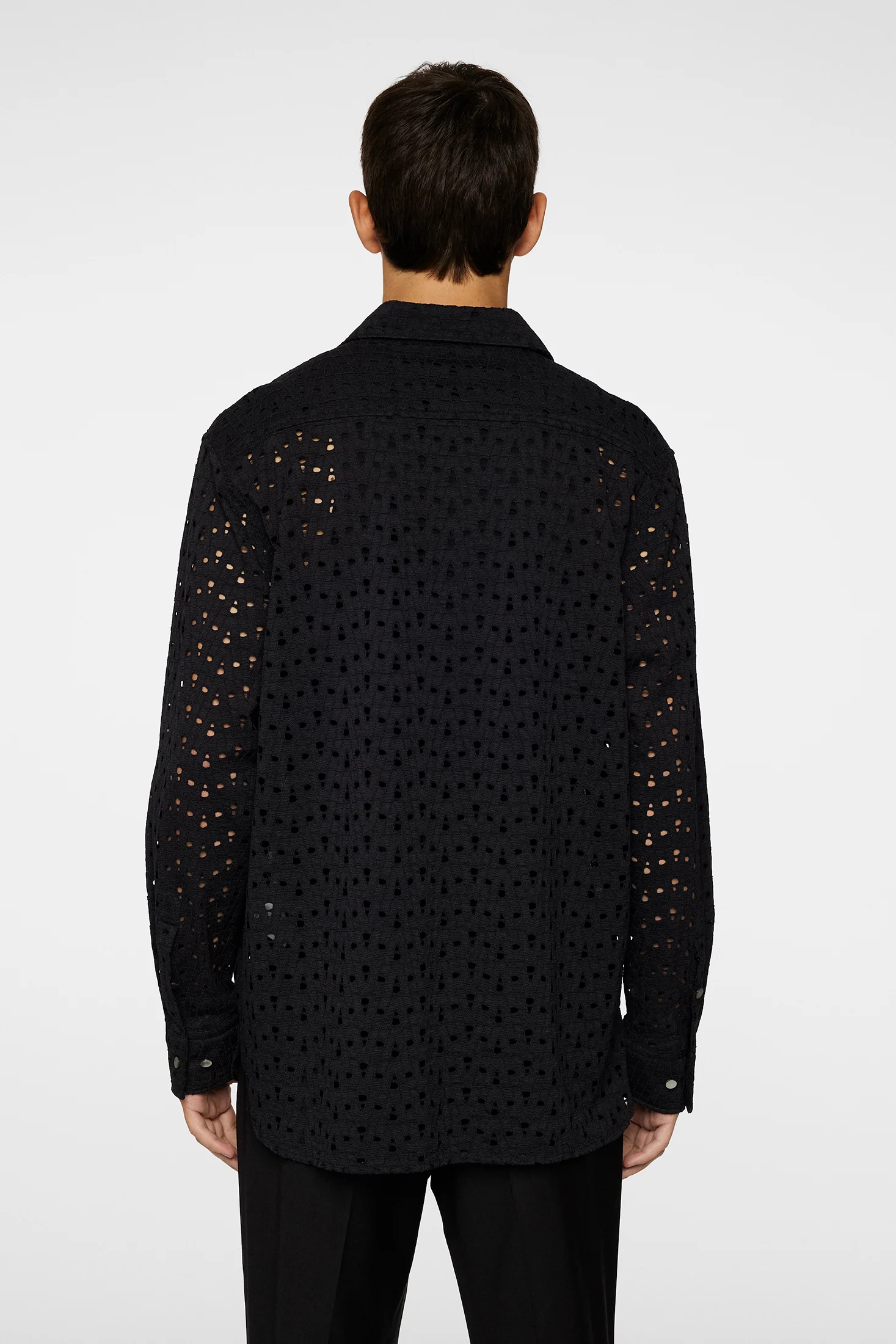 Reg Lace Shirt / Black - Image 3