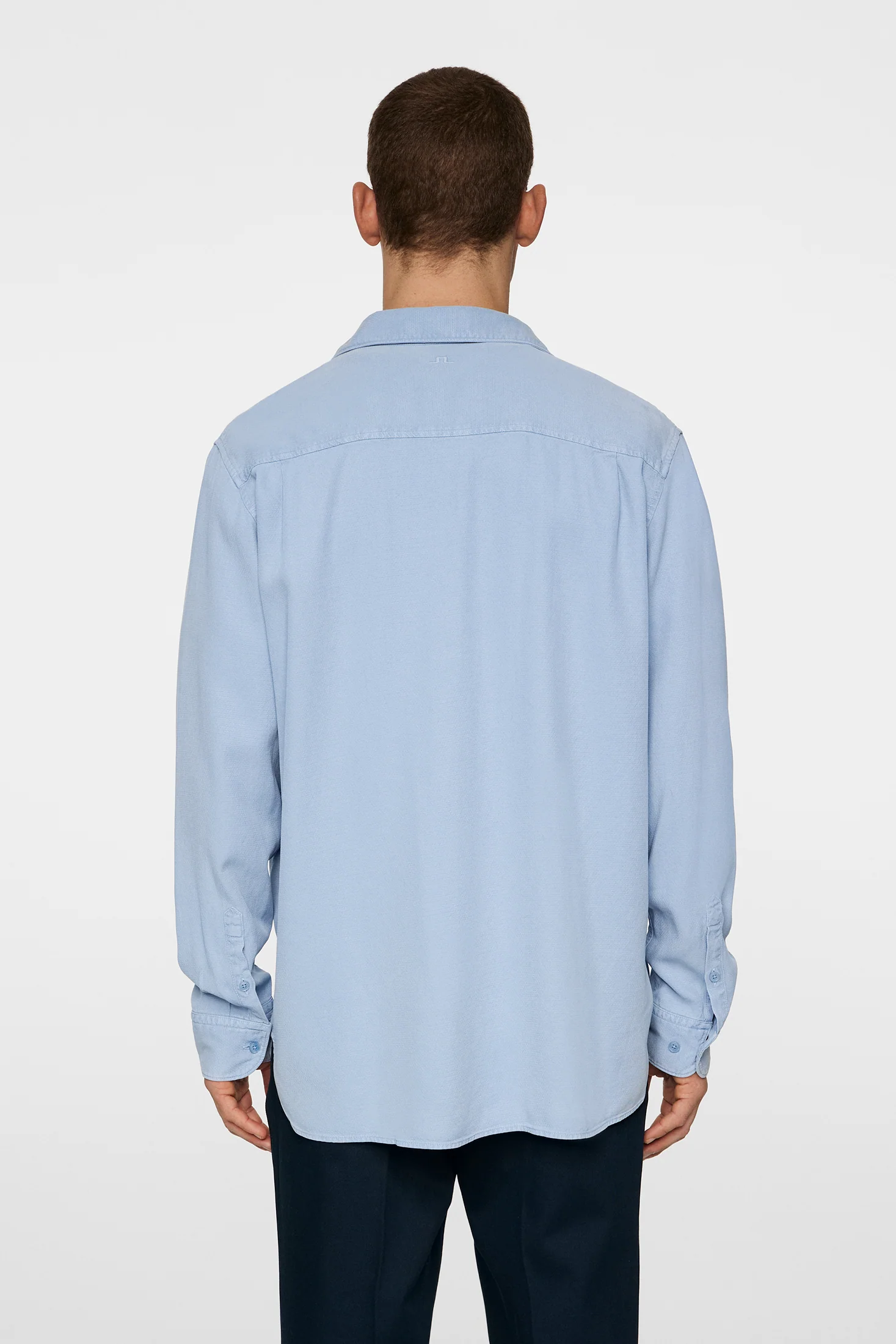 Reg LS Struct Gmd Tencel Shirt / Rain Washed - Image 3