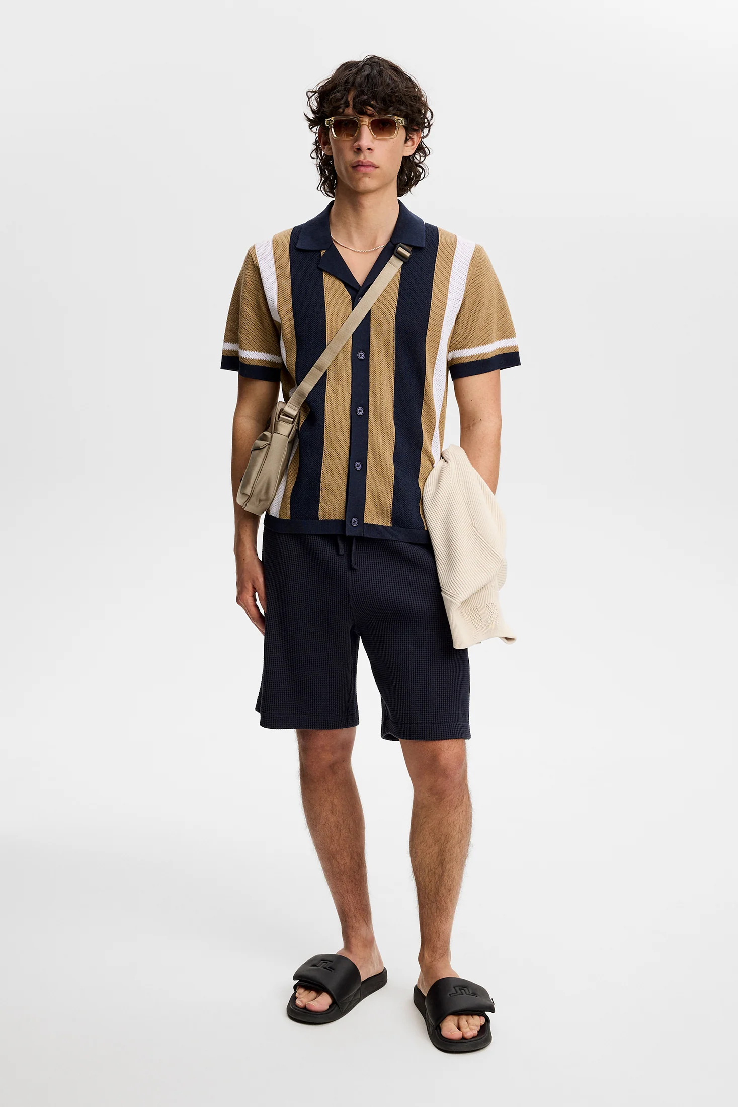 Remus Resort Collar Knit Polo / Kelp - Image 4