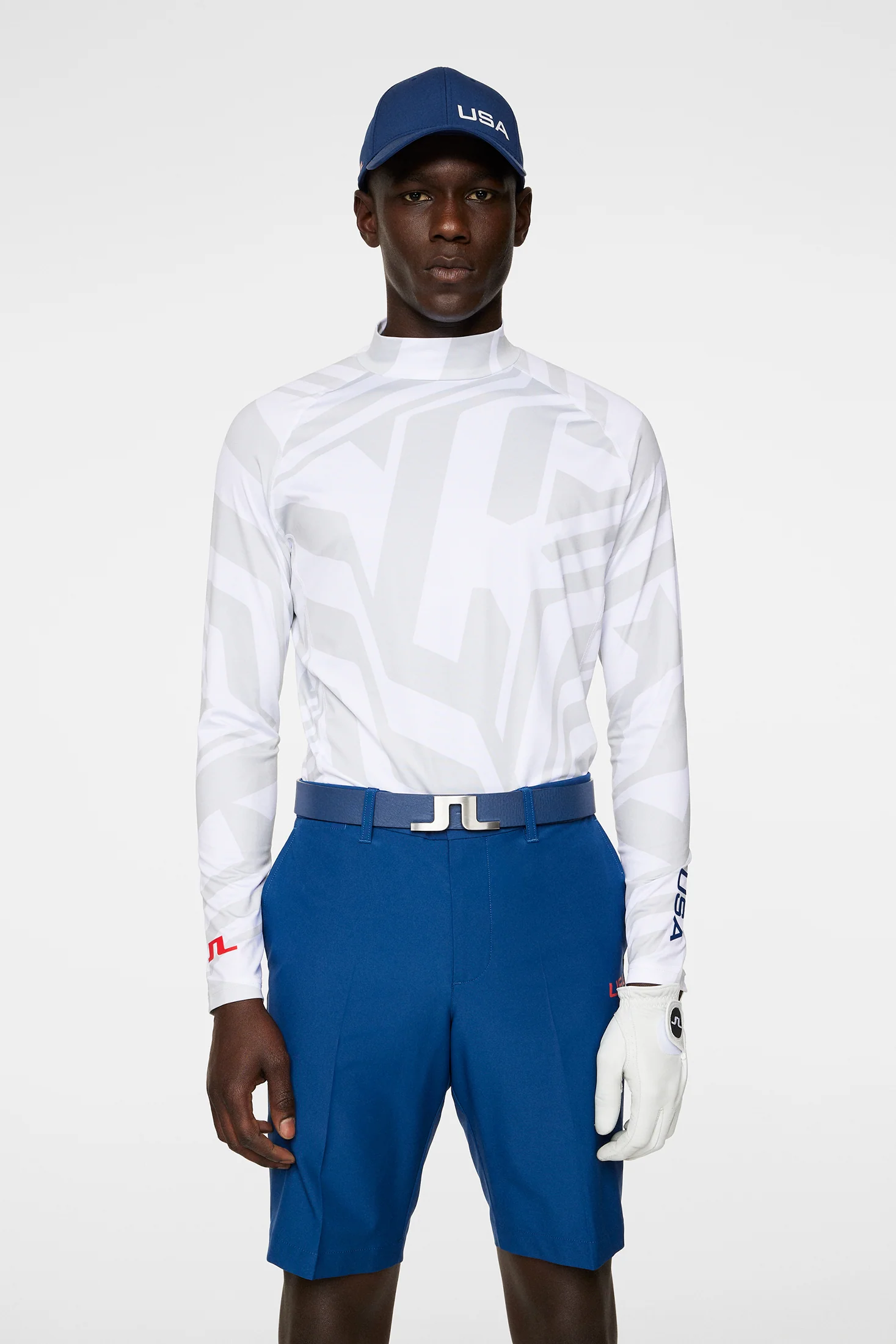Rene print Baselayer / US Golf White - Image 3