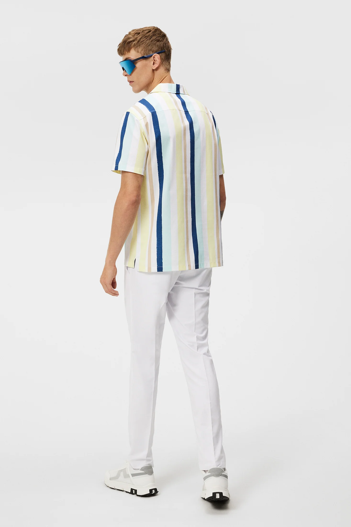 Resort Shirt Print / Painted Stripe Wax Yellow - Image 3