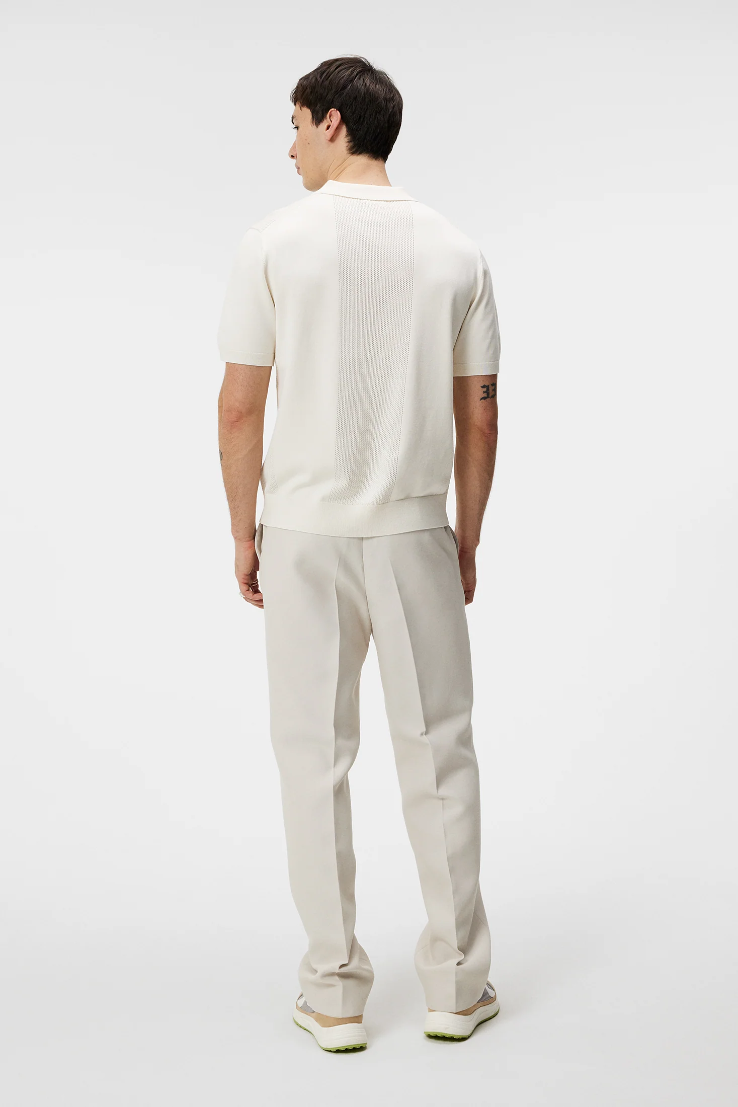 Reymond Solid Polo / Cloud White - Image 3