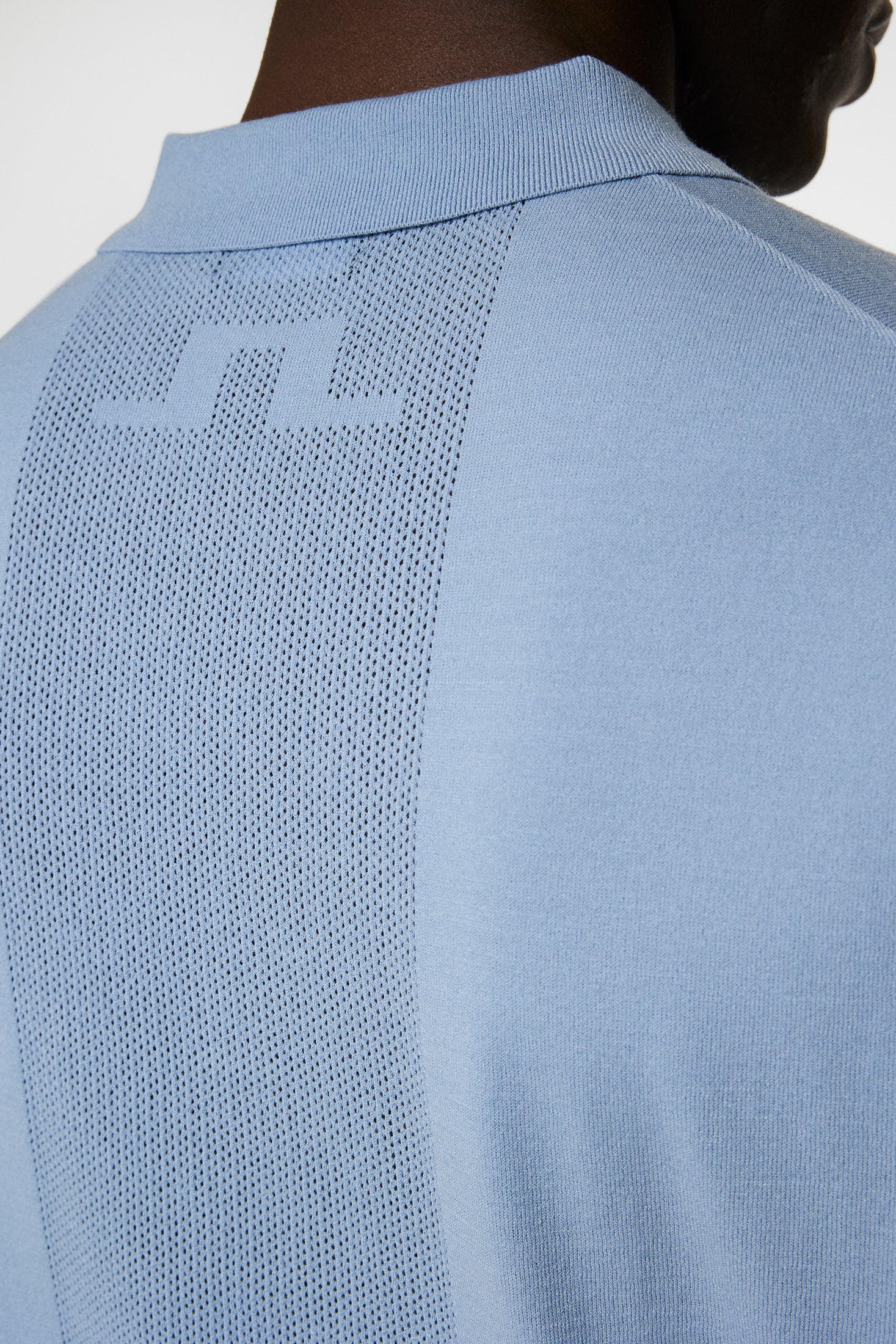 Reymond Solid Stripe Polo / Rain Washed - Image 7