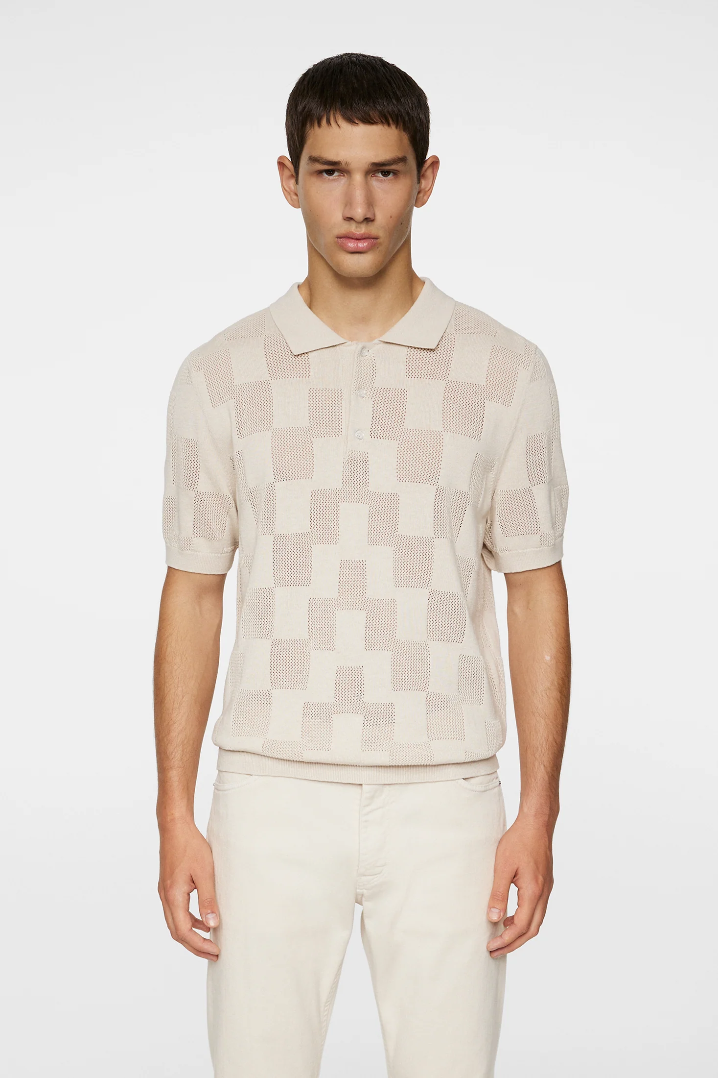 Reymond Stacked Bridge Polo / Moonbeam - Image 2