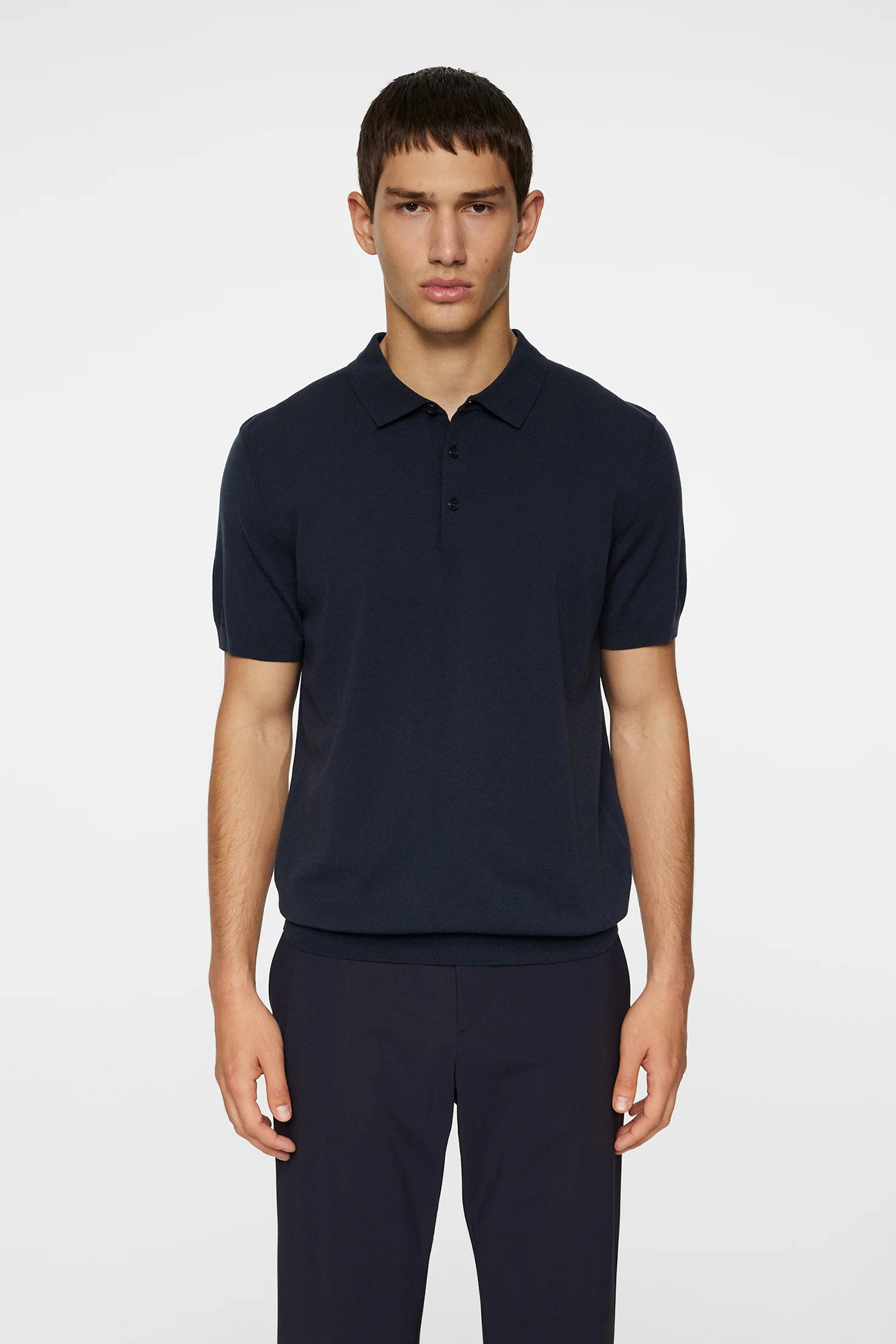 Ridge Knitted Polo / JL Navy - Image 2