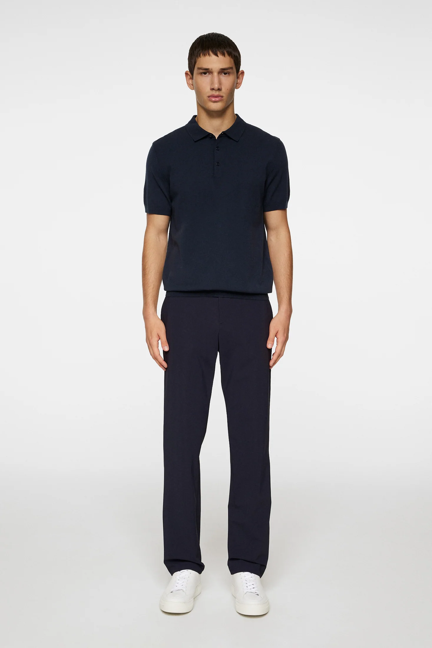 Ridge Knitted Polo / JL Navy - Image 4