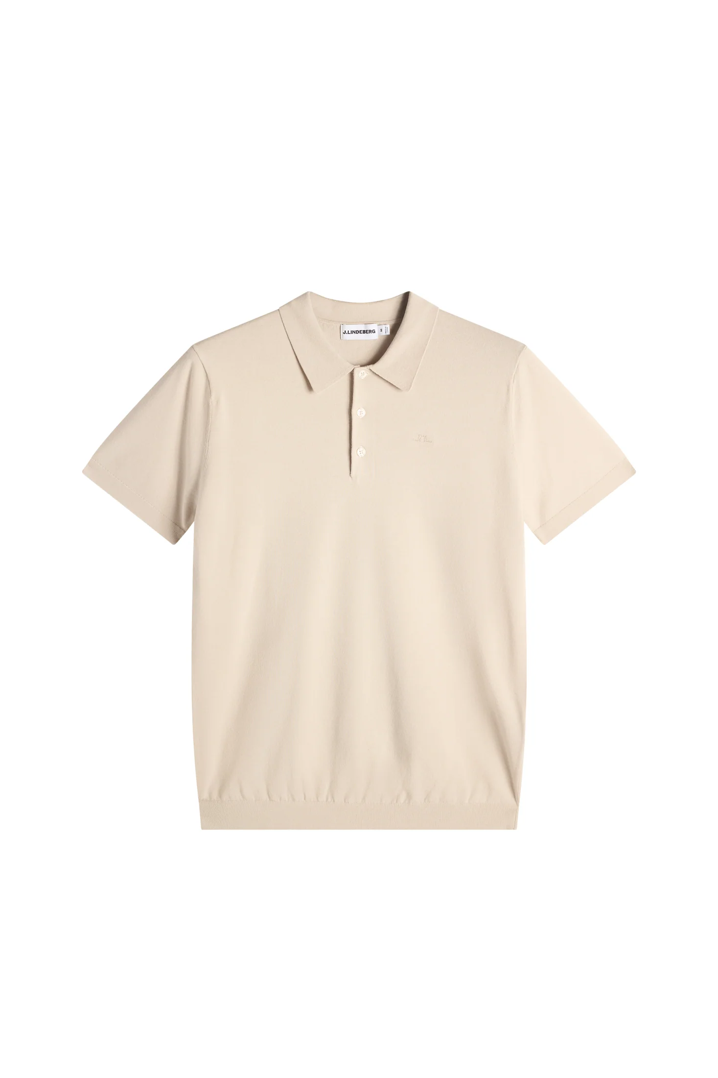 Ridge Knitted Polo / Moonbeam