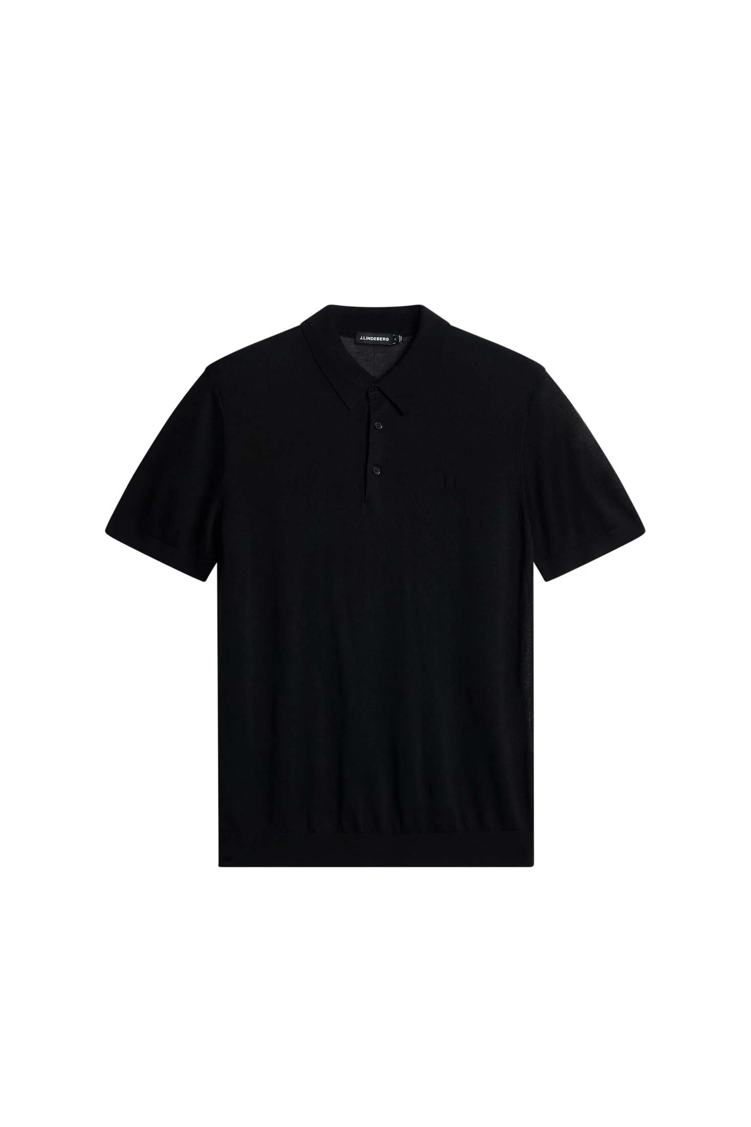 Ridge Lyocell Silk Polo / Black