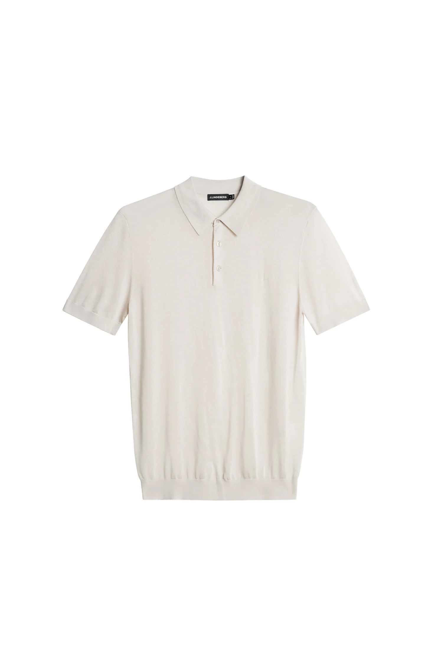 Ridge Lyocell Silk Polo / Moonbeam