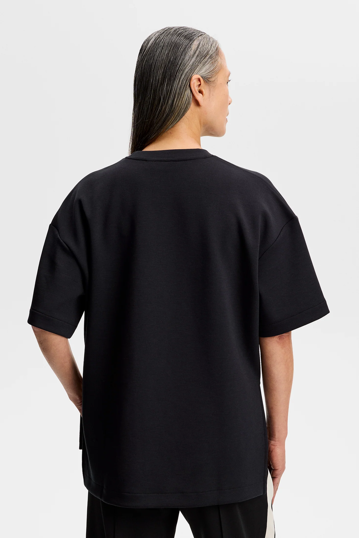 Rina T-shirt / Black - Image 4