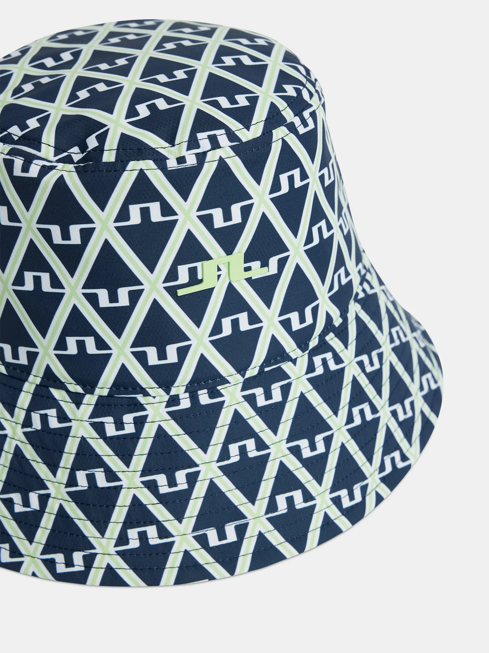 Rosa Print Bucket Hat / Geo JL Navy - Image 3