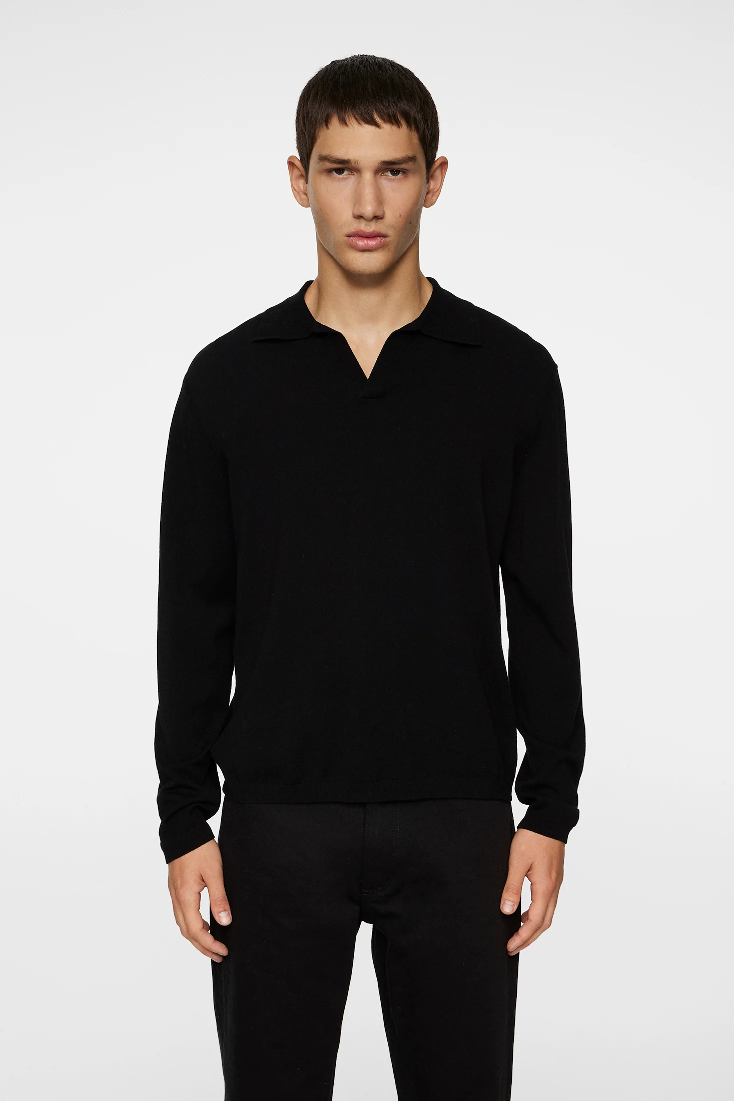 Rowan LS Polo / Black - Image 2