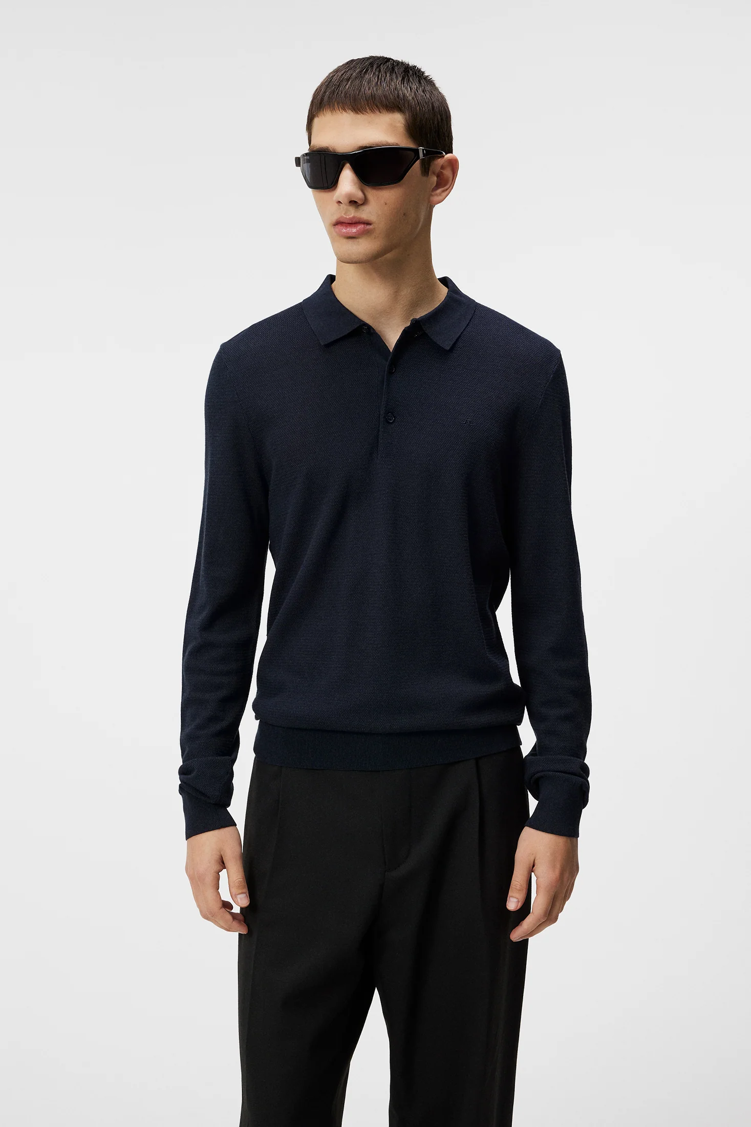 Rowan Structure LS Polo / JL Navy - Image 2