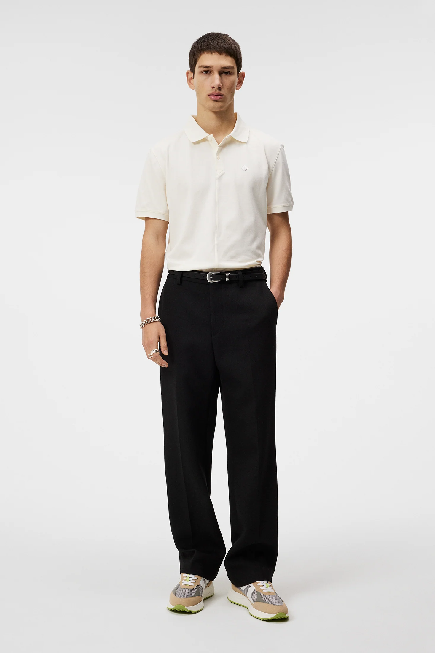 Rubi Slim Polo Shirt / Cloud White - Image 4
