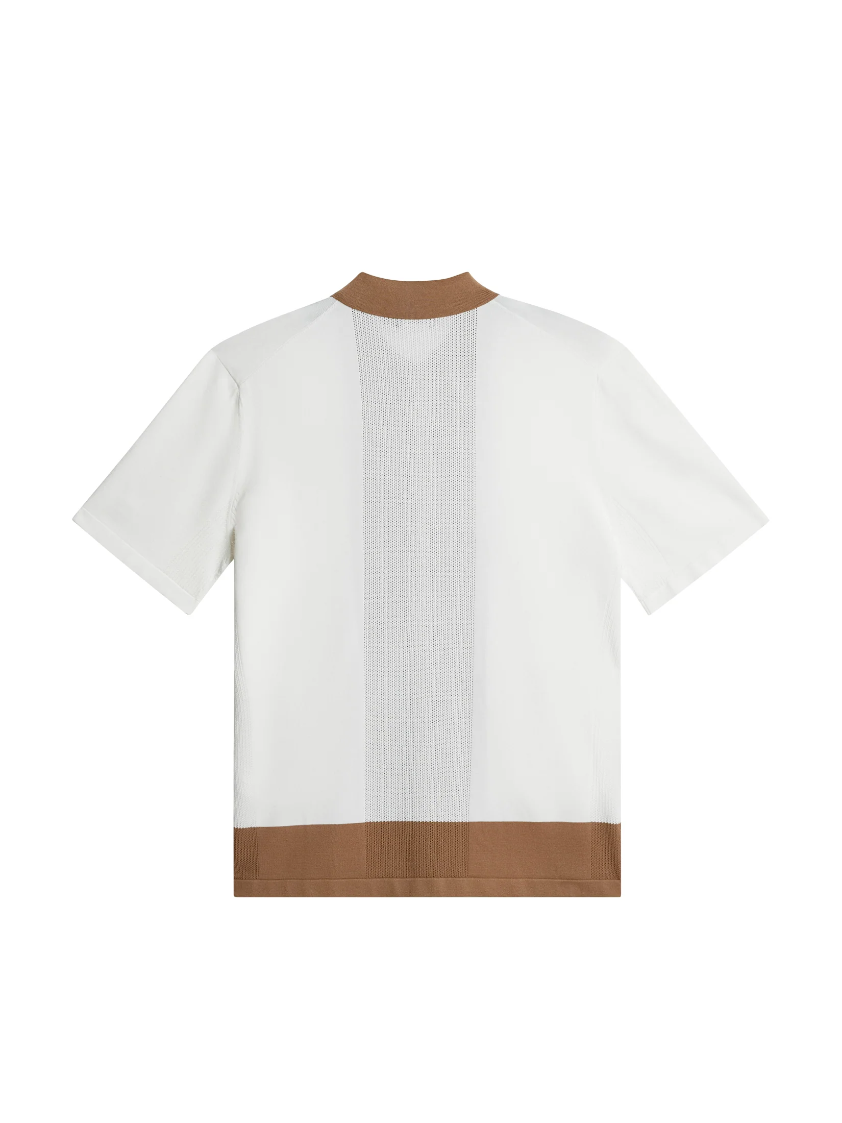 Rue Knitted Polo Shirt / White - Image 2