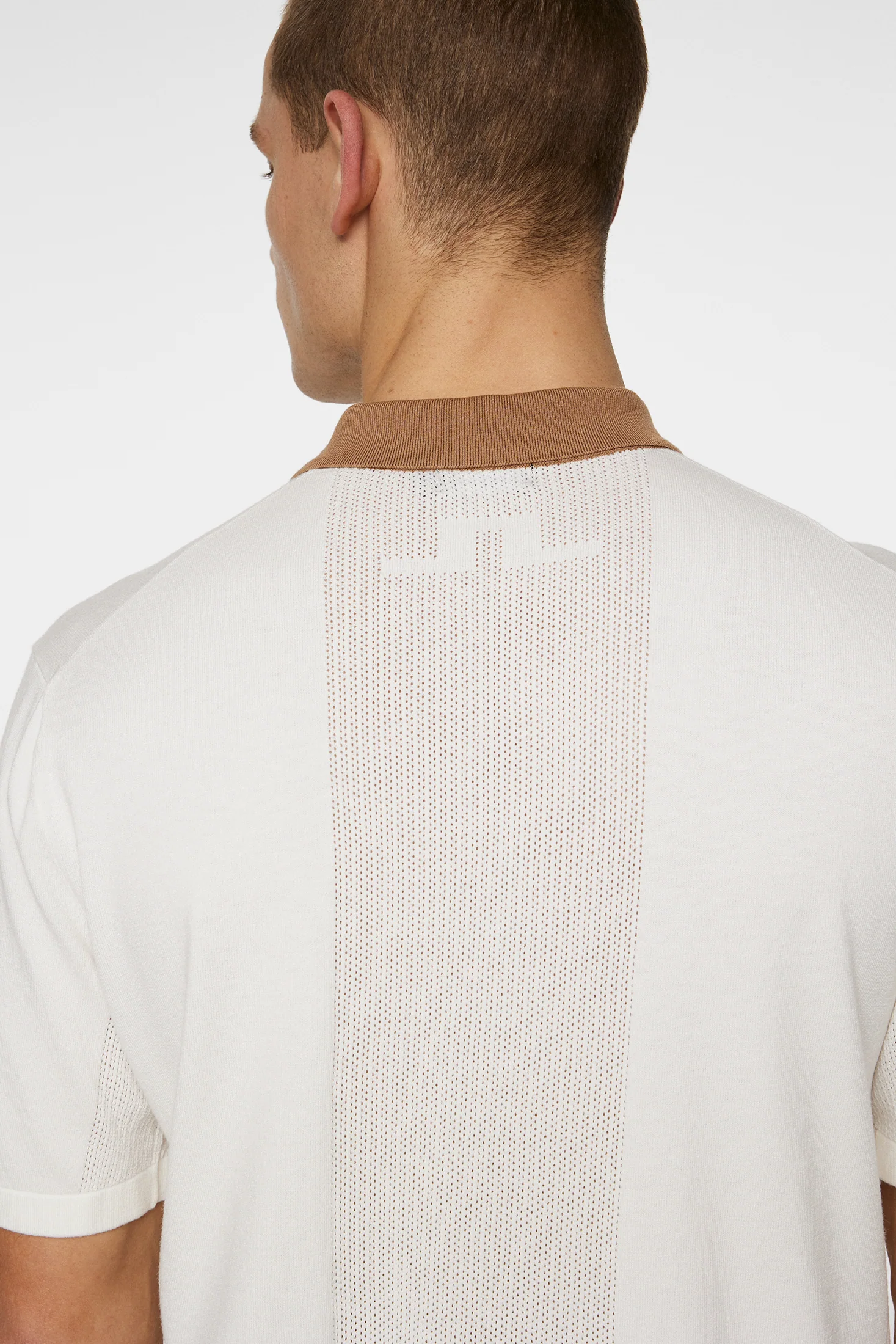 Rue Knitted Polo Shirt / White - Image 6