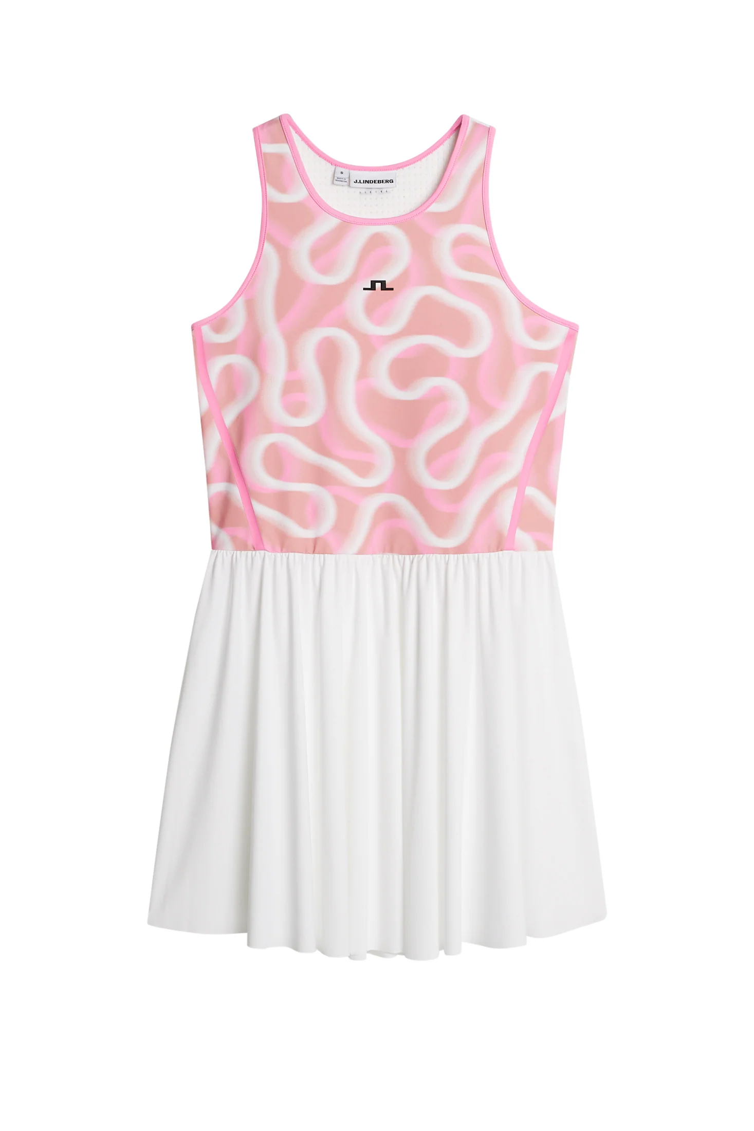Sabrina Print Dress / Rally Flamingo M