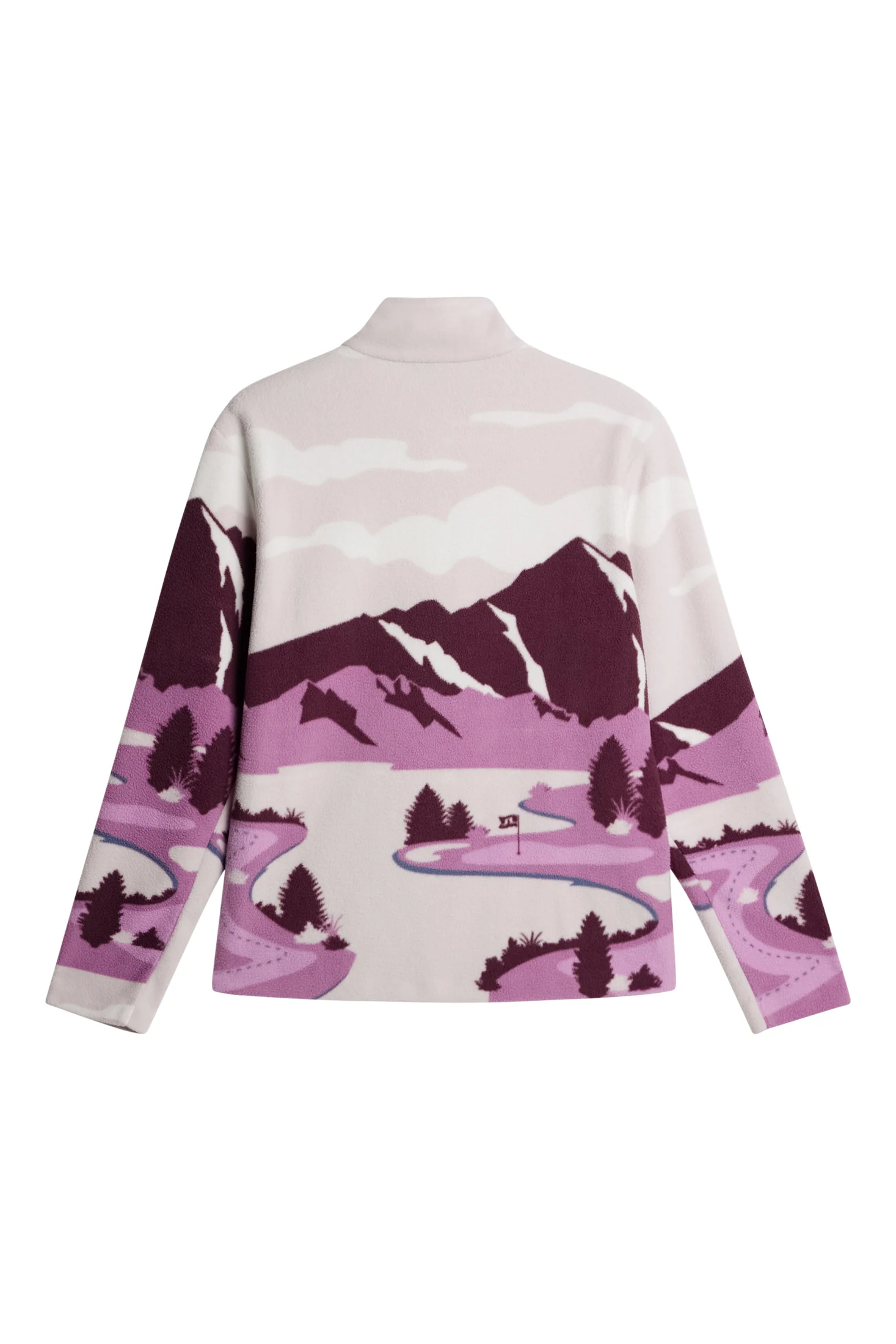 Sammie Pile Jacket / Landscape Fleece Purple L - Image 2