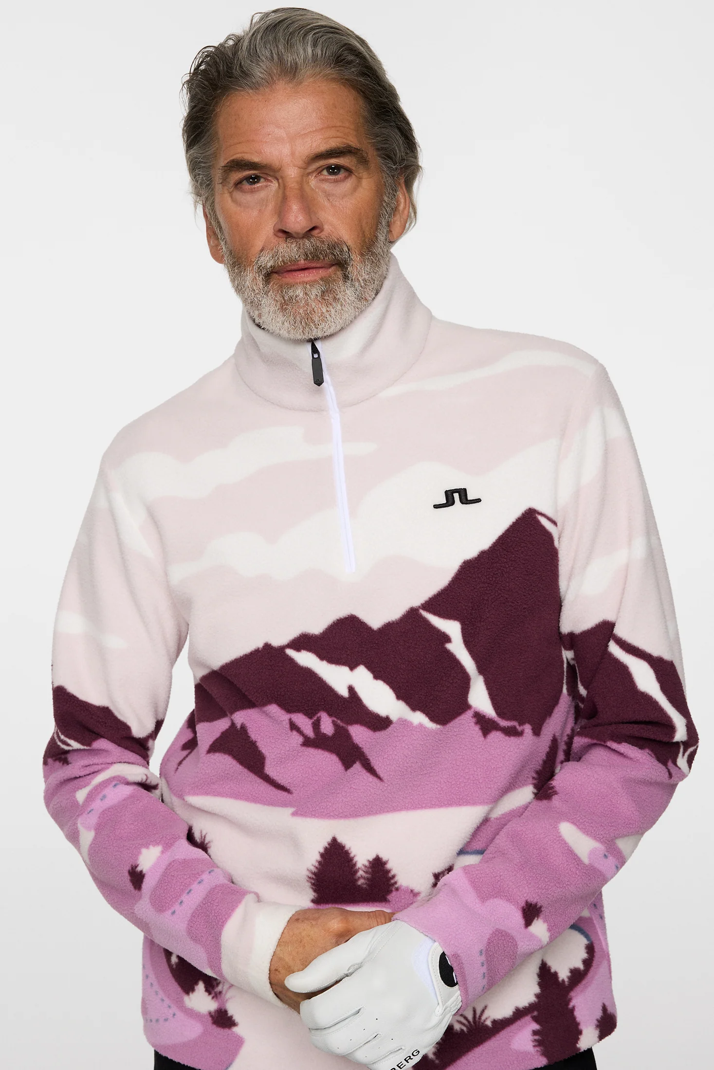 Sammie Pile Jacket / Landscape Fleece Purple L - Image 6