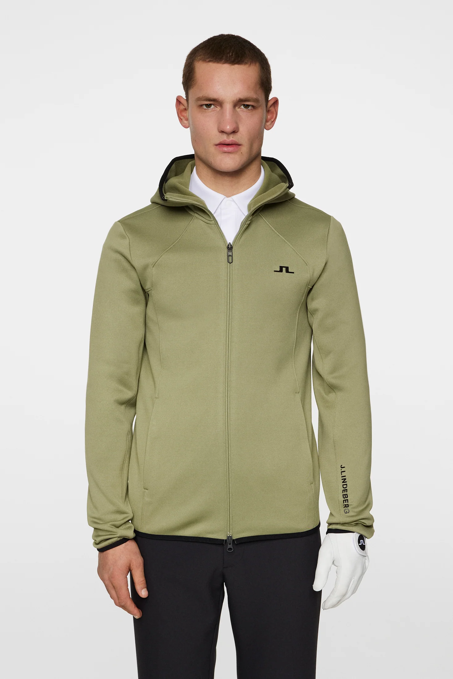 Santino Polartec Hood / Oil Green - Image 2