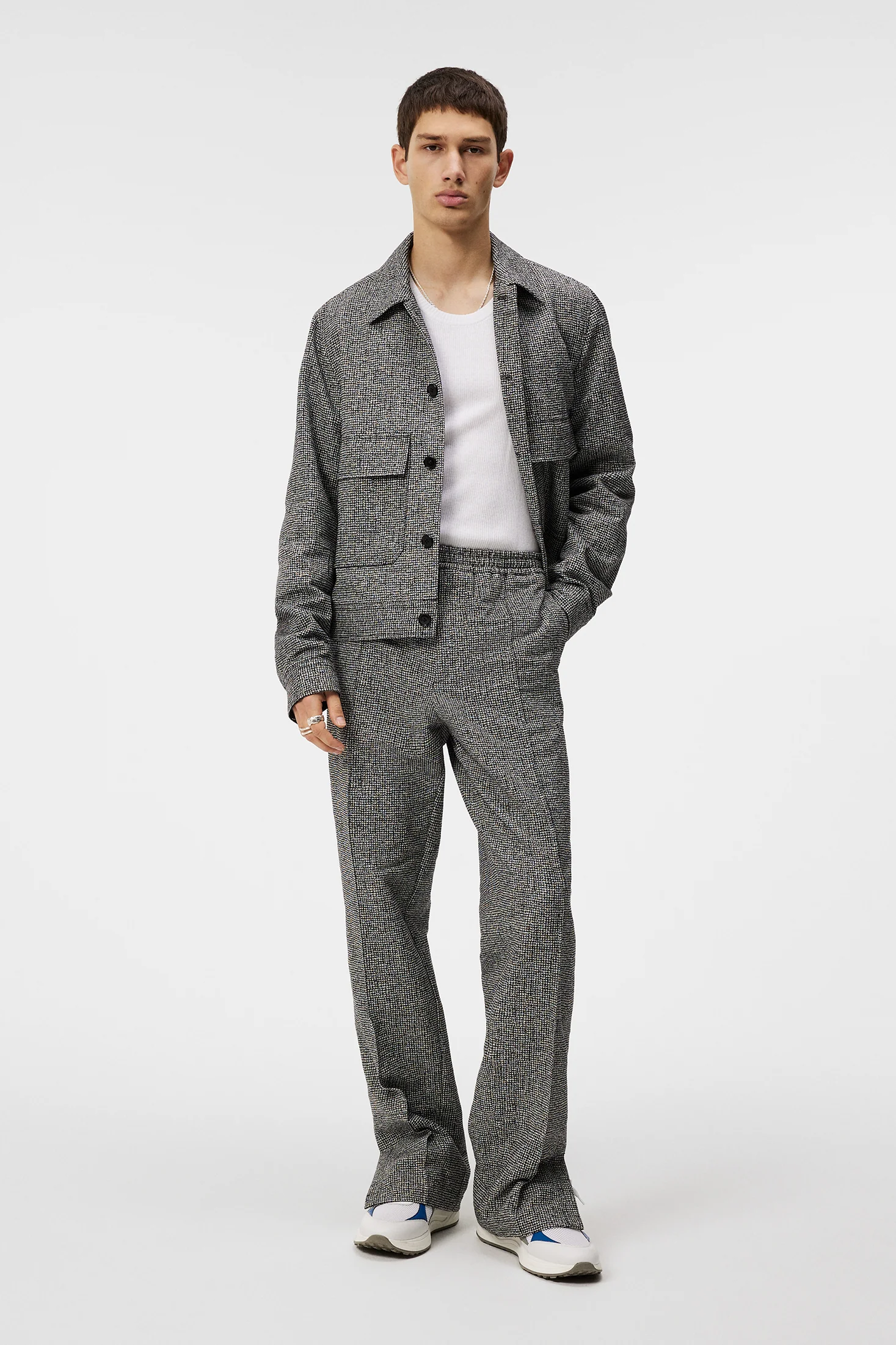 Santo 2 Tone Pants / Black - Image 4