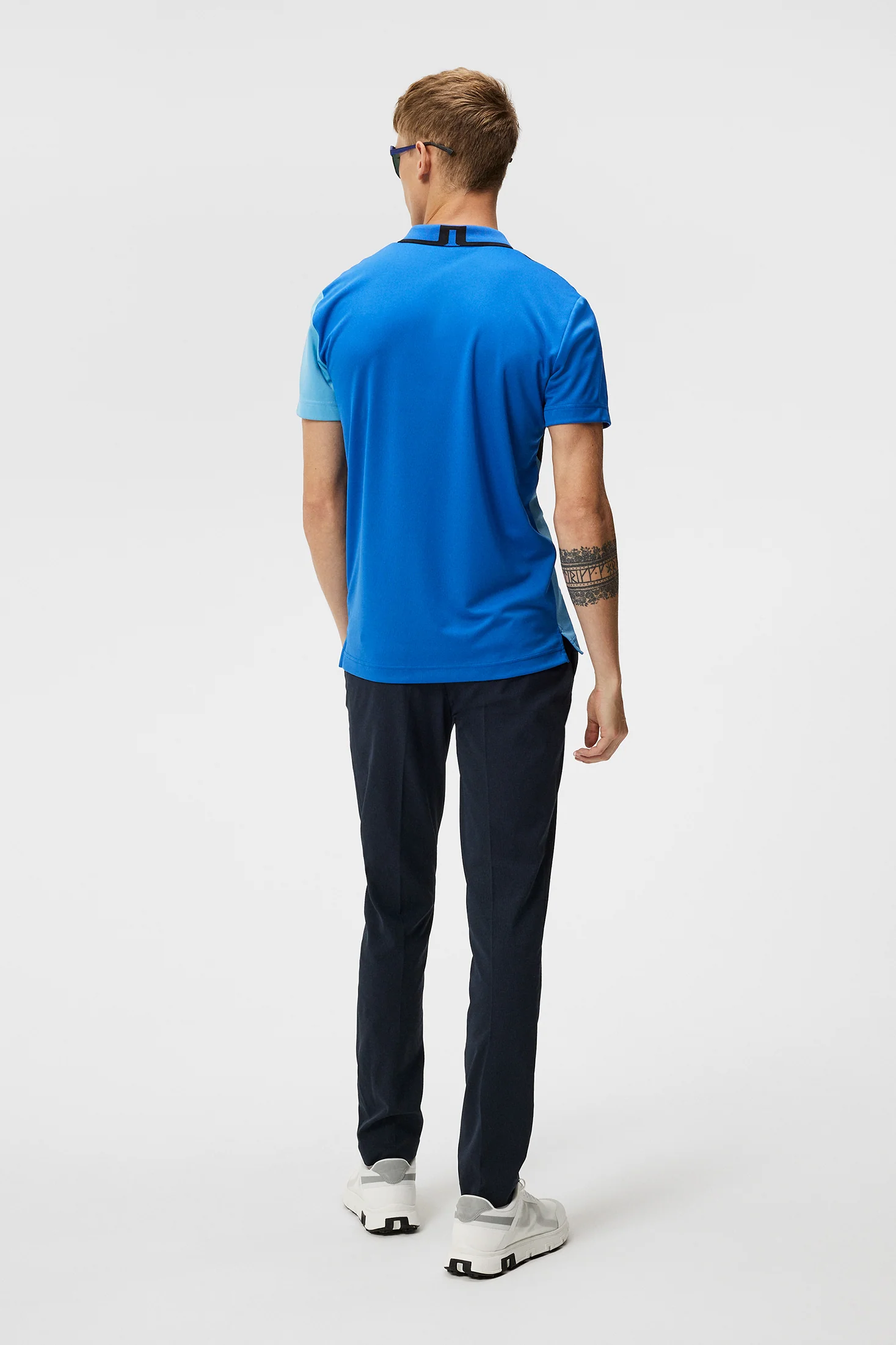 Santo Slim Fit Polo / Nautical Blue - Image 3